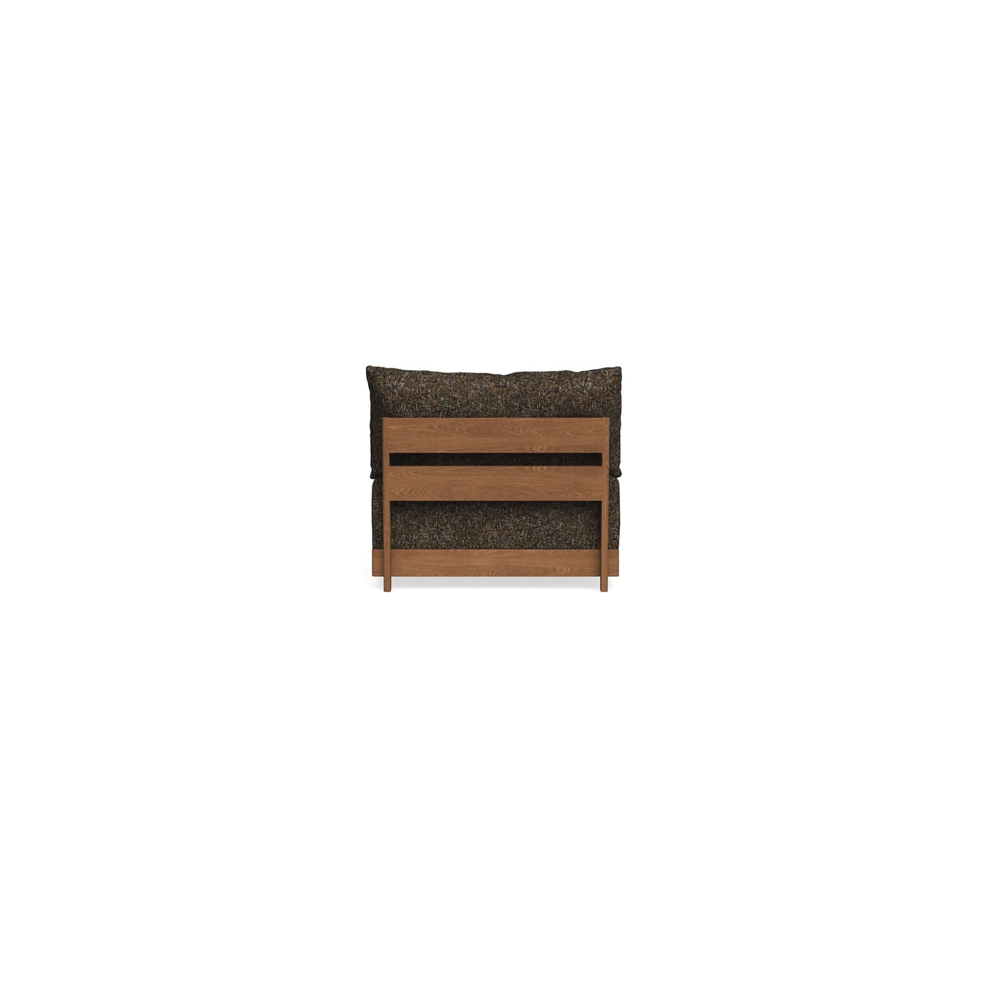 Modular Bondi Espresso Armless Chair in Phantom | Classic Blend