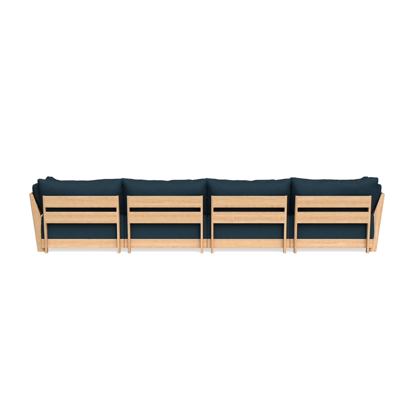 Slipcover Only - Modular Bondi 4-Seater Sectional in Navy Blue