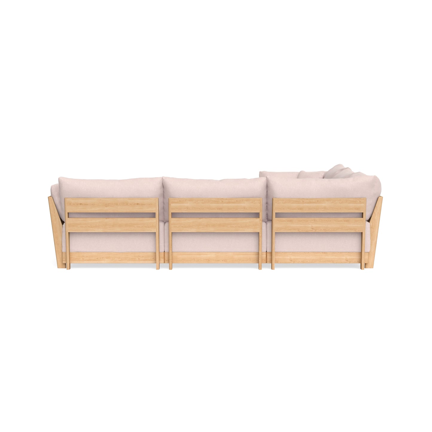 Slipcover Only - Modular Bondi 5-Seater Corner Sectional + Ottoman in Peony