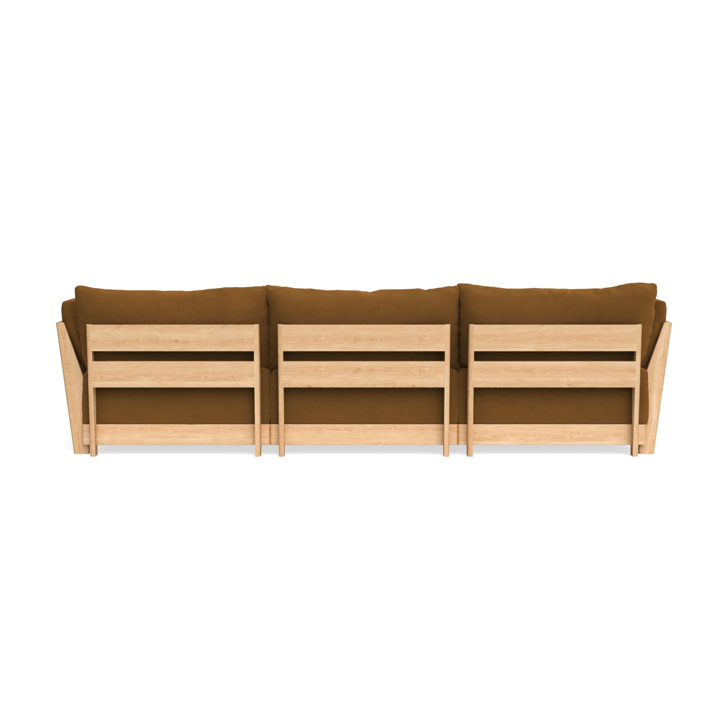 Slipcover Only - Modular Bondi 3-Seater Daybed Sofa Sectional in Cognac