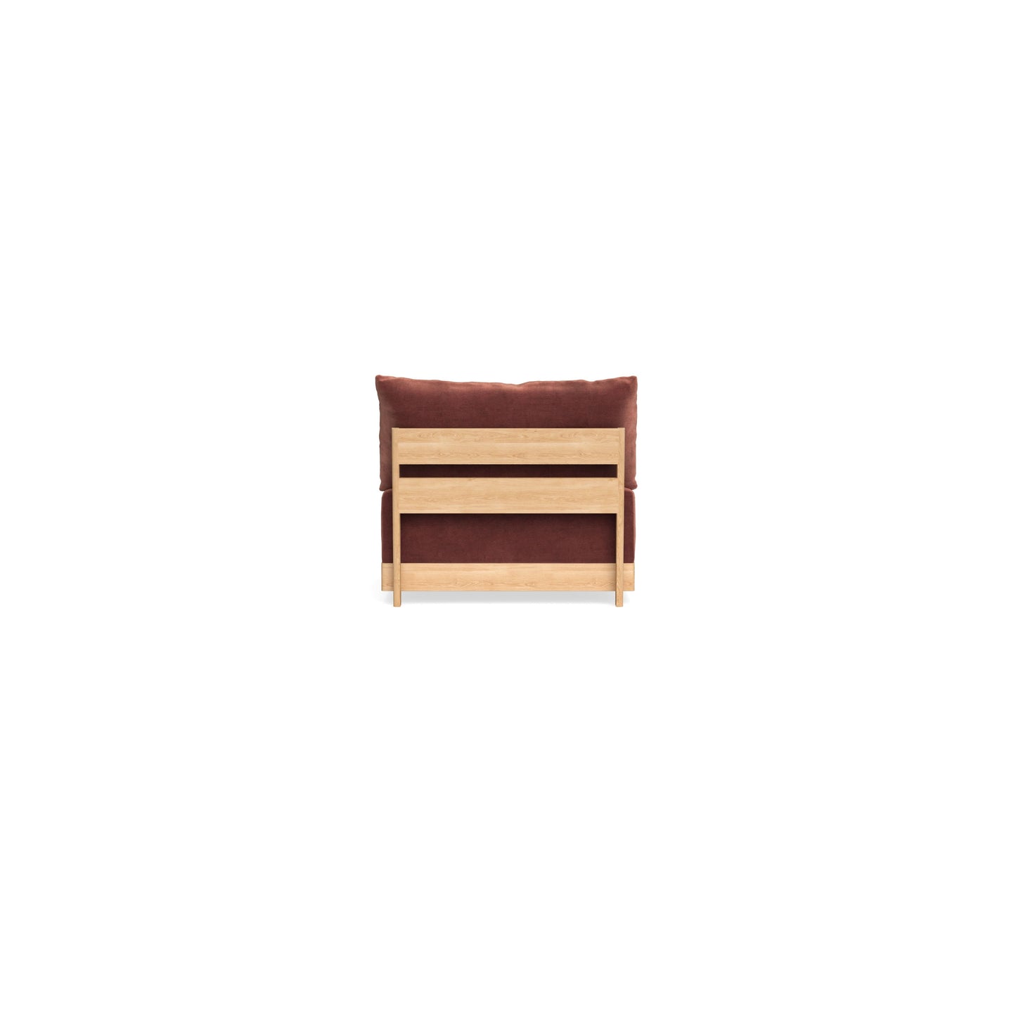 Slipcover Only - Modular Bondi Armless Chair in Spice