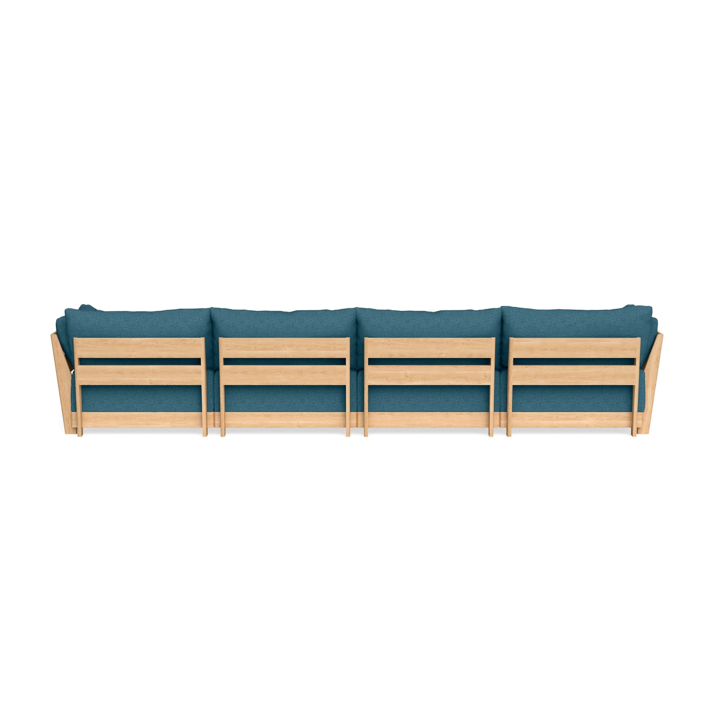 Slipcover Only - Modular Bondi 4-Seater U-Sectional in Aegean Blue