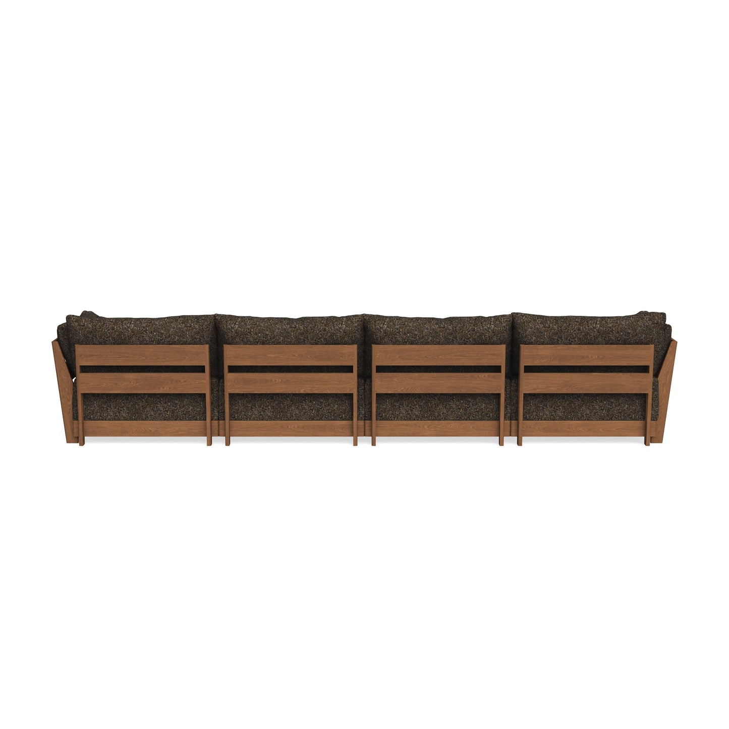 Modular Bondi Espresso 4-Seater Sectional in Phantom | Classic Blend