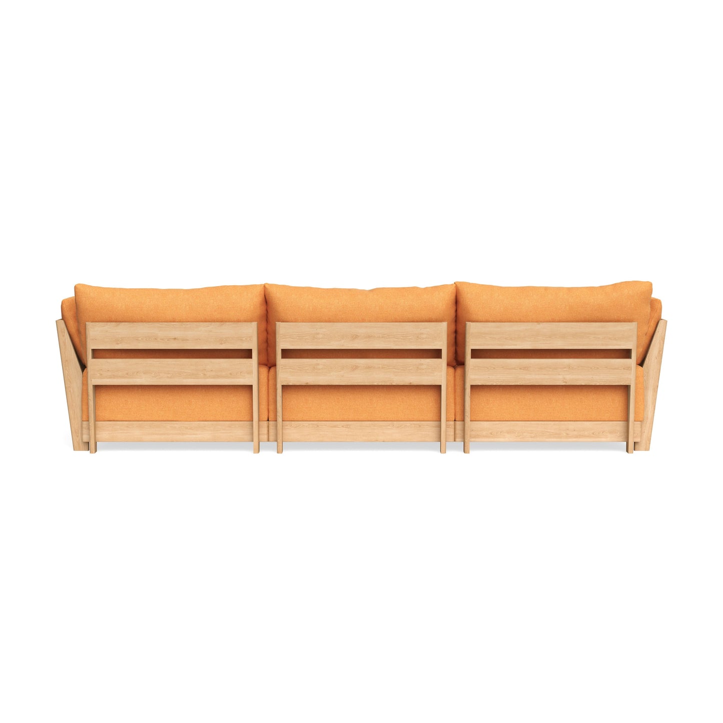 Slipcover Only - Modular Bondi 3-Seater Daybed Sofa Sectional in Tangerine