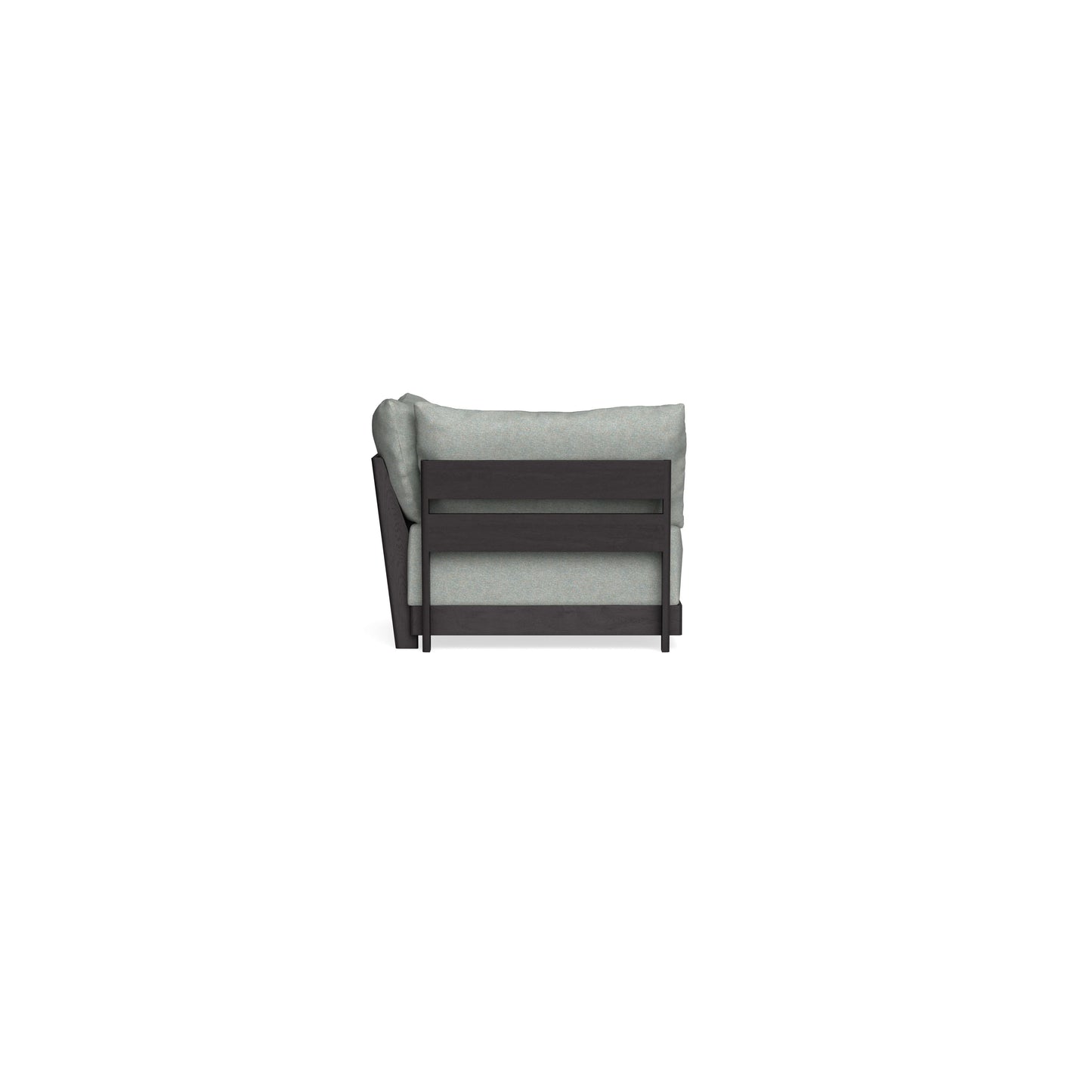 Modular Bondi Black Corner Chair in Spa | Classic Blend
