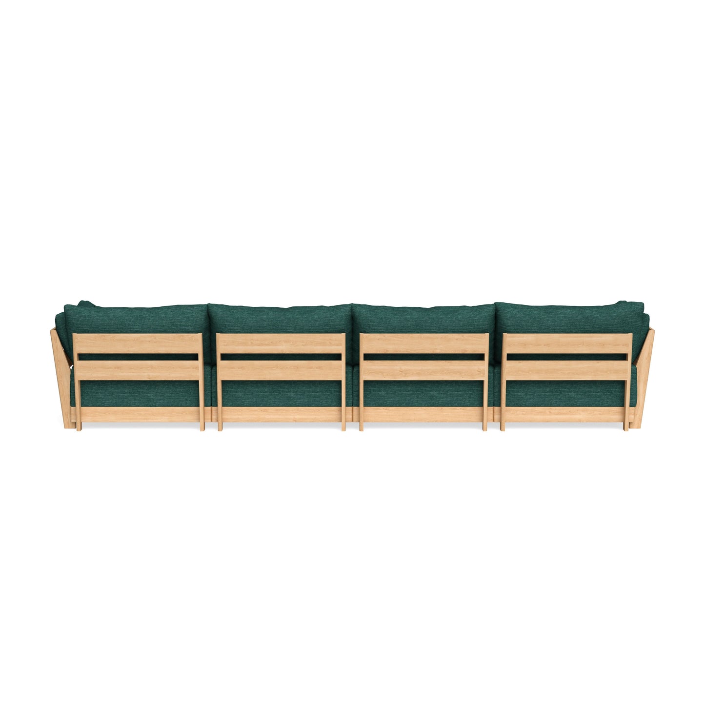 Slipcover Only - Modular Bondi 4-Seater U-Sectional in Forest Green