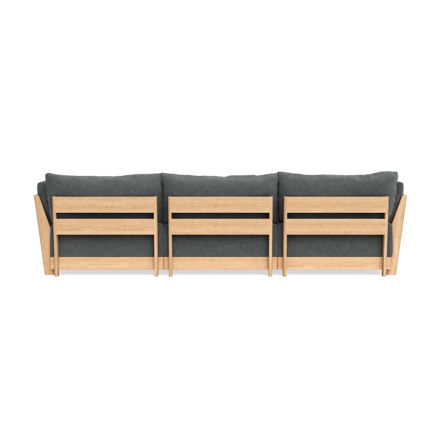 Slipcover Only - Modular Bondi 3-Seater Daybed Sofa Sectional in Chimney Gray