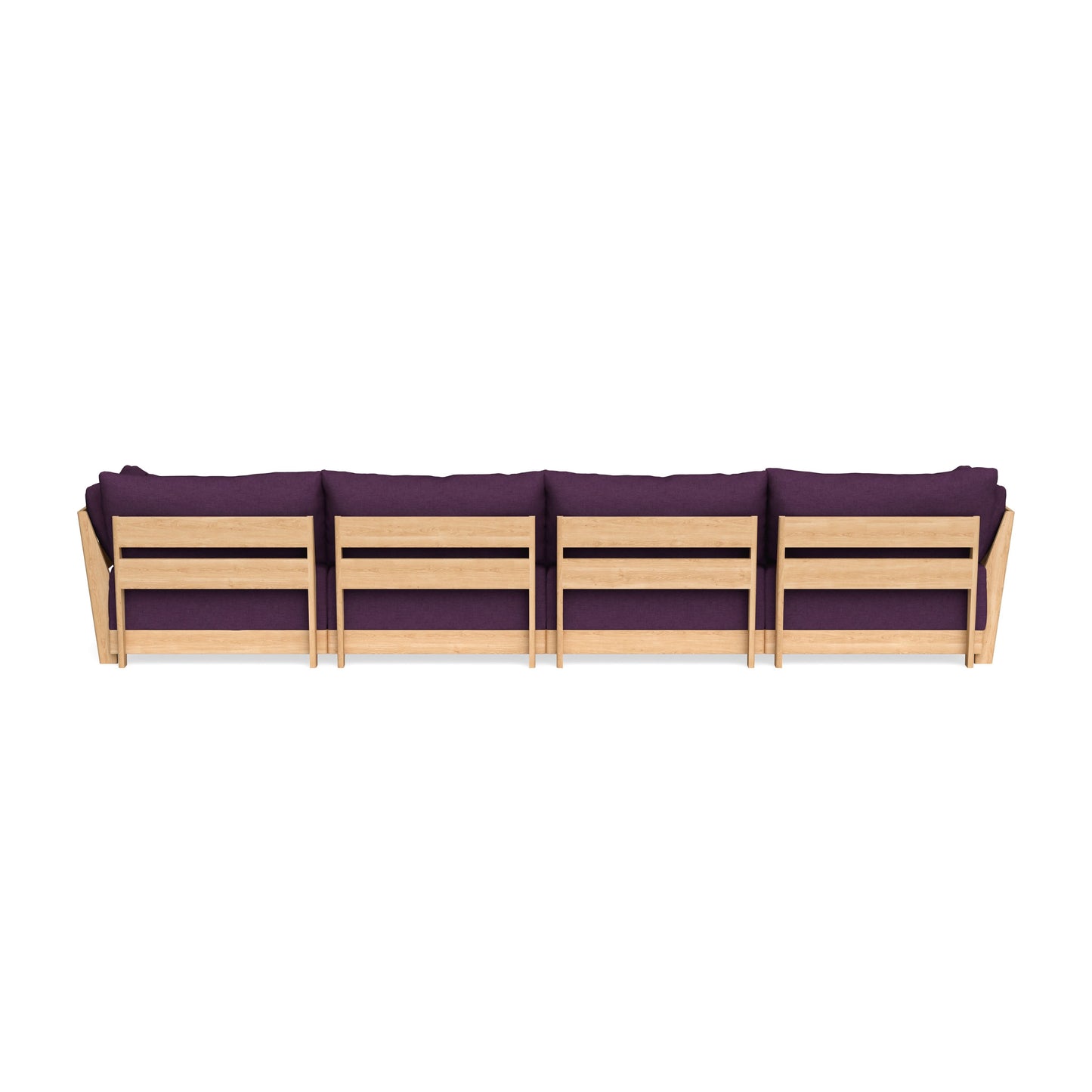 Slipcover Only - Modular Bondi 4-Seater Sofa in Aubergine