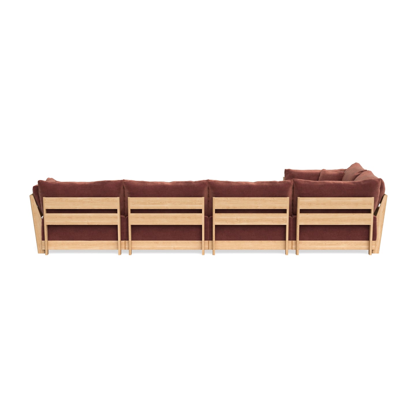 Slipcover Only - Modular Bondi 5-Seater L-Sectional in Spice