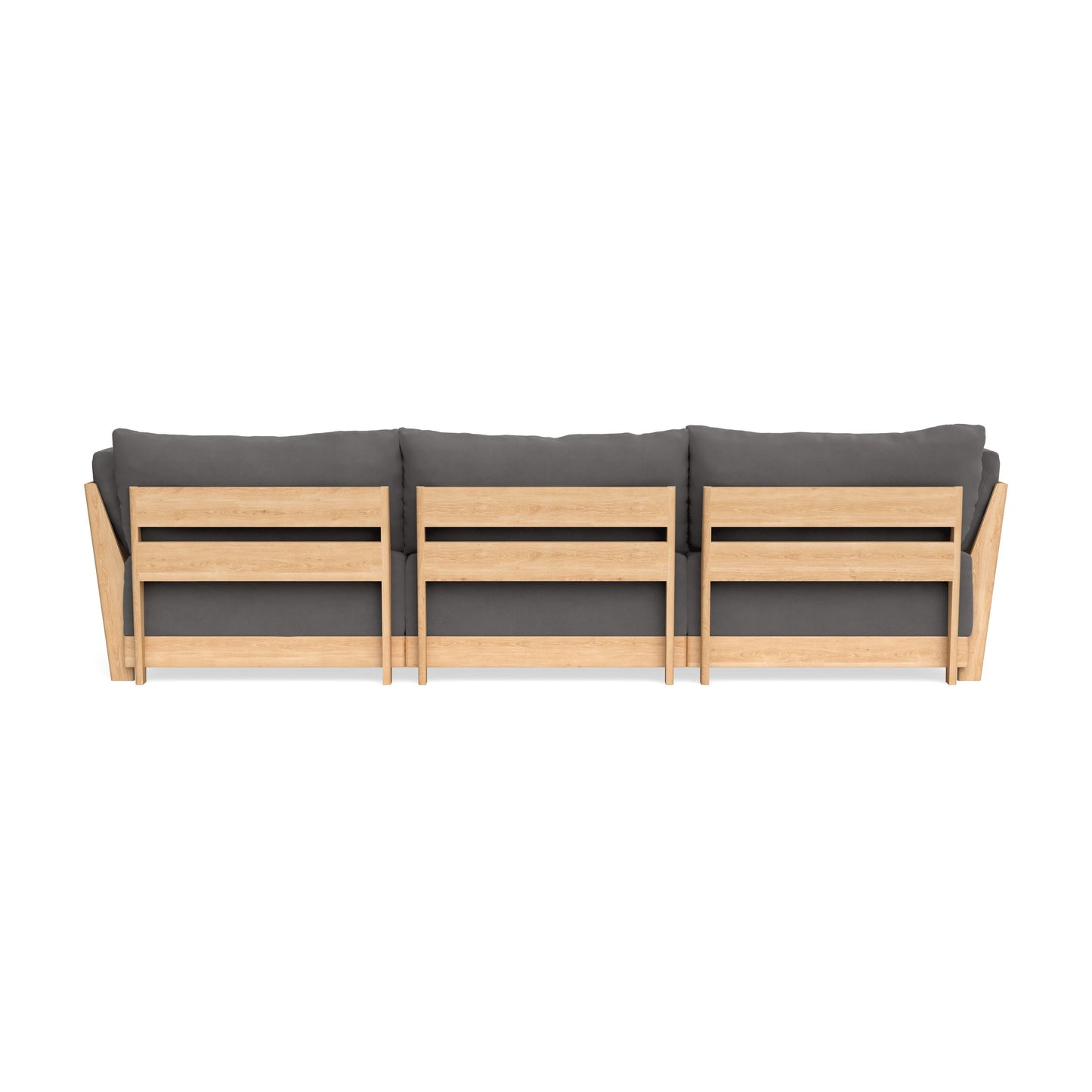 Slipcover Only - Modular Bondi 3-Seater Daybed Sofa Sectional in Burnt Ember