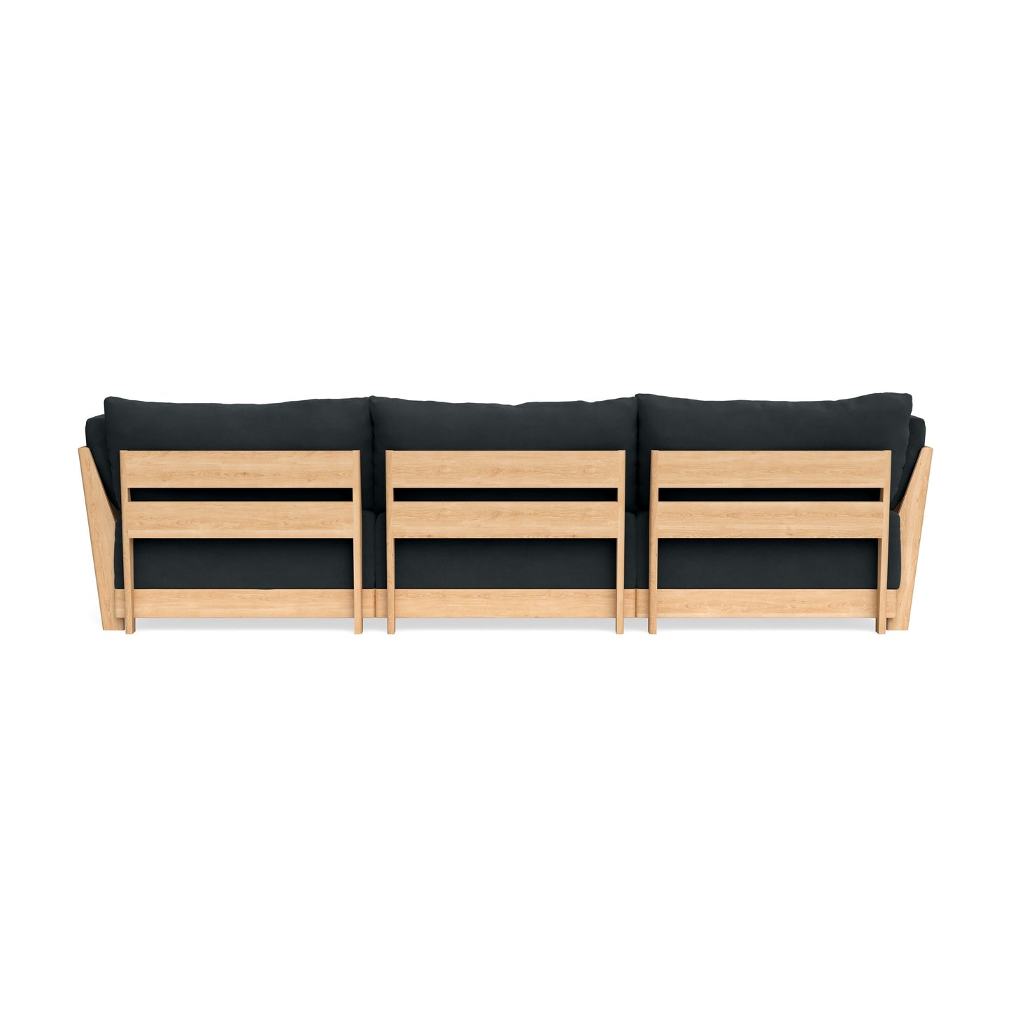 Slipcover Only - Modular Bondi 3-Seater Sectional in Obsidian