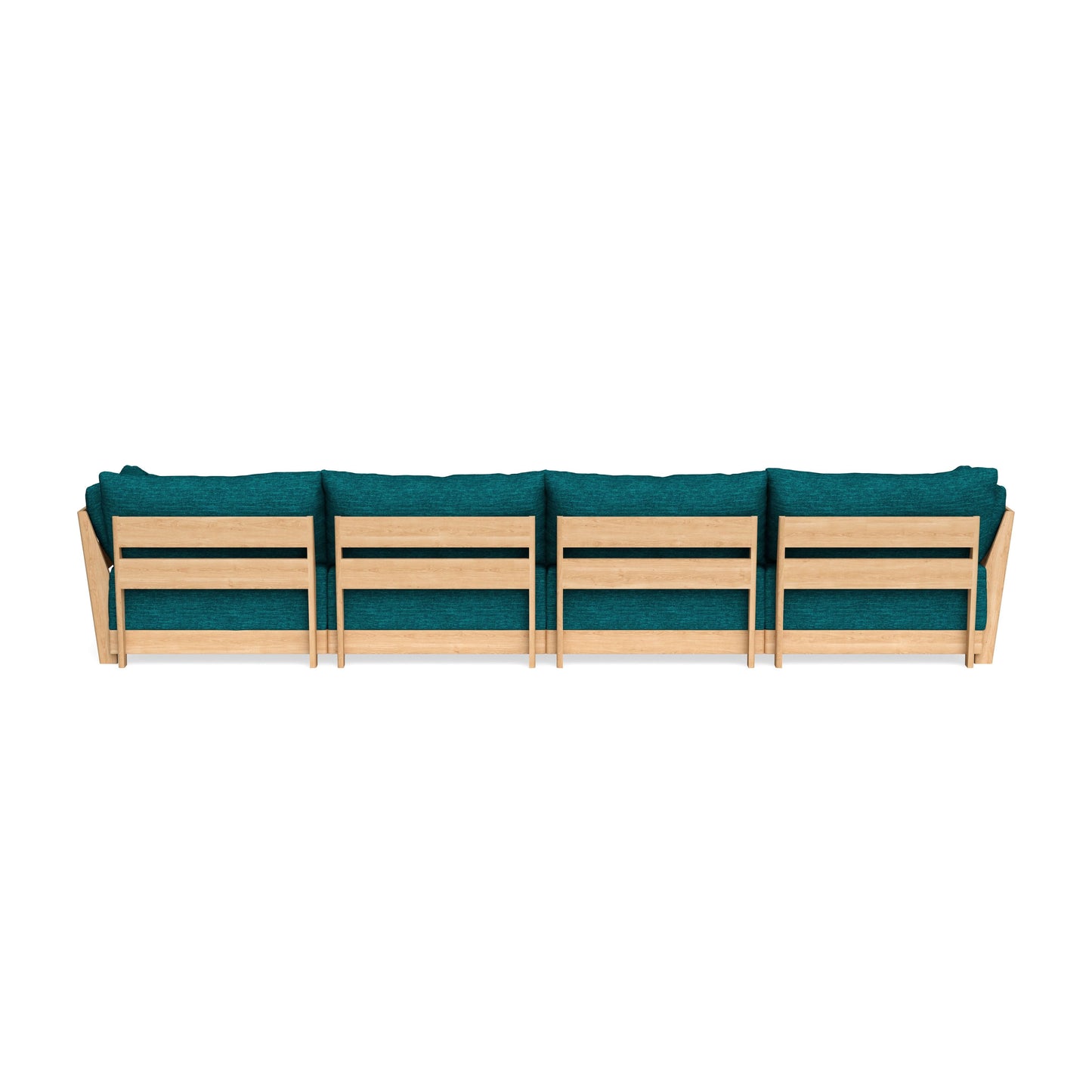 Slipcover Only - Modular Bondi 4-Seater Sectional in Marine Teal