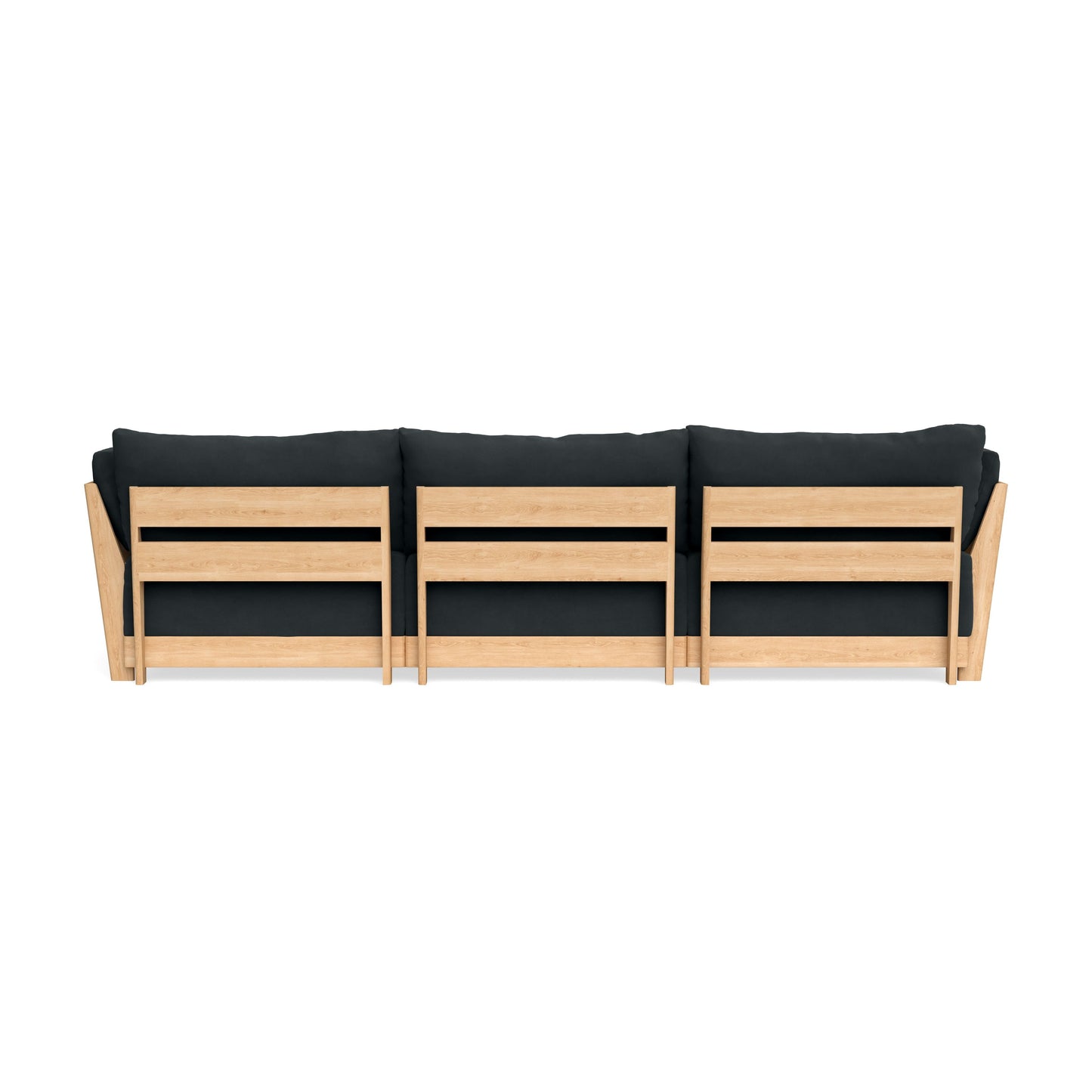 Slipcover Only - Modular Bondi 3-Seater U-Sectional in Obsidian