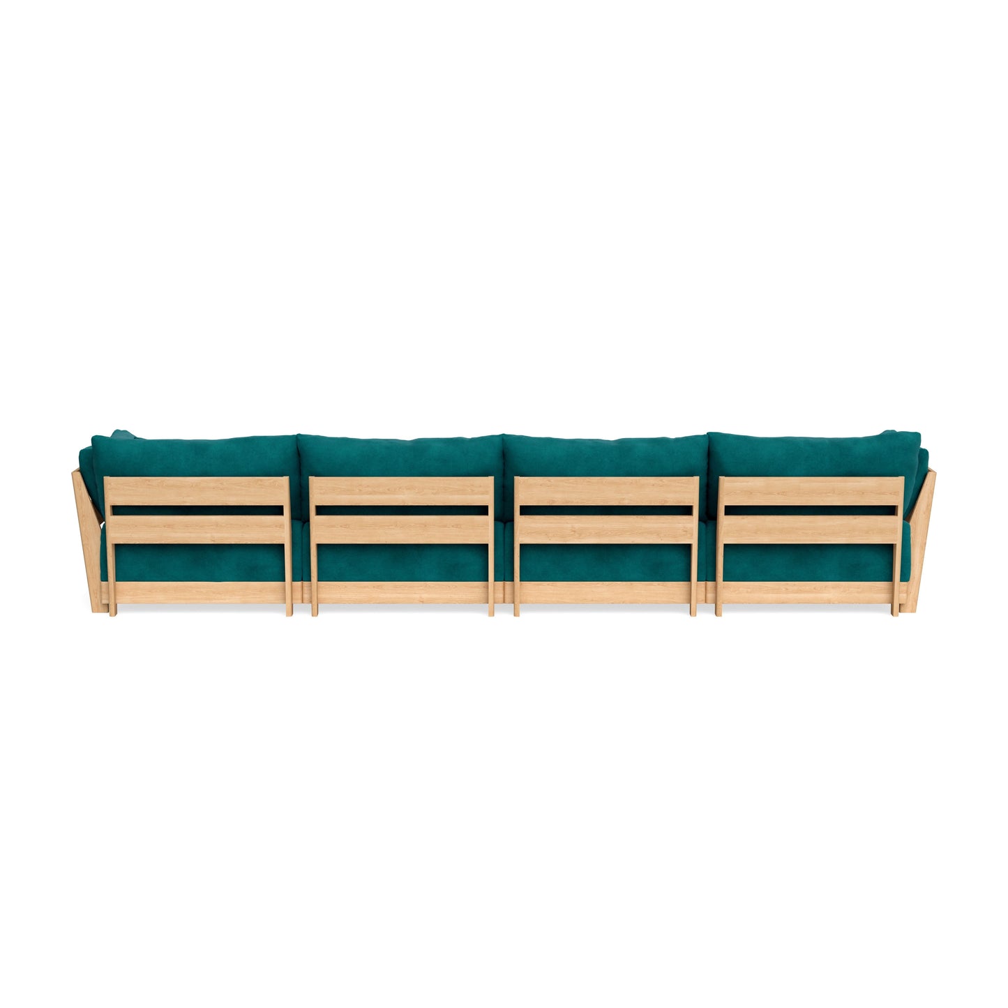 Slipcover Only - Modular Bondi 4-Seater U-Sectional in Peacock