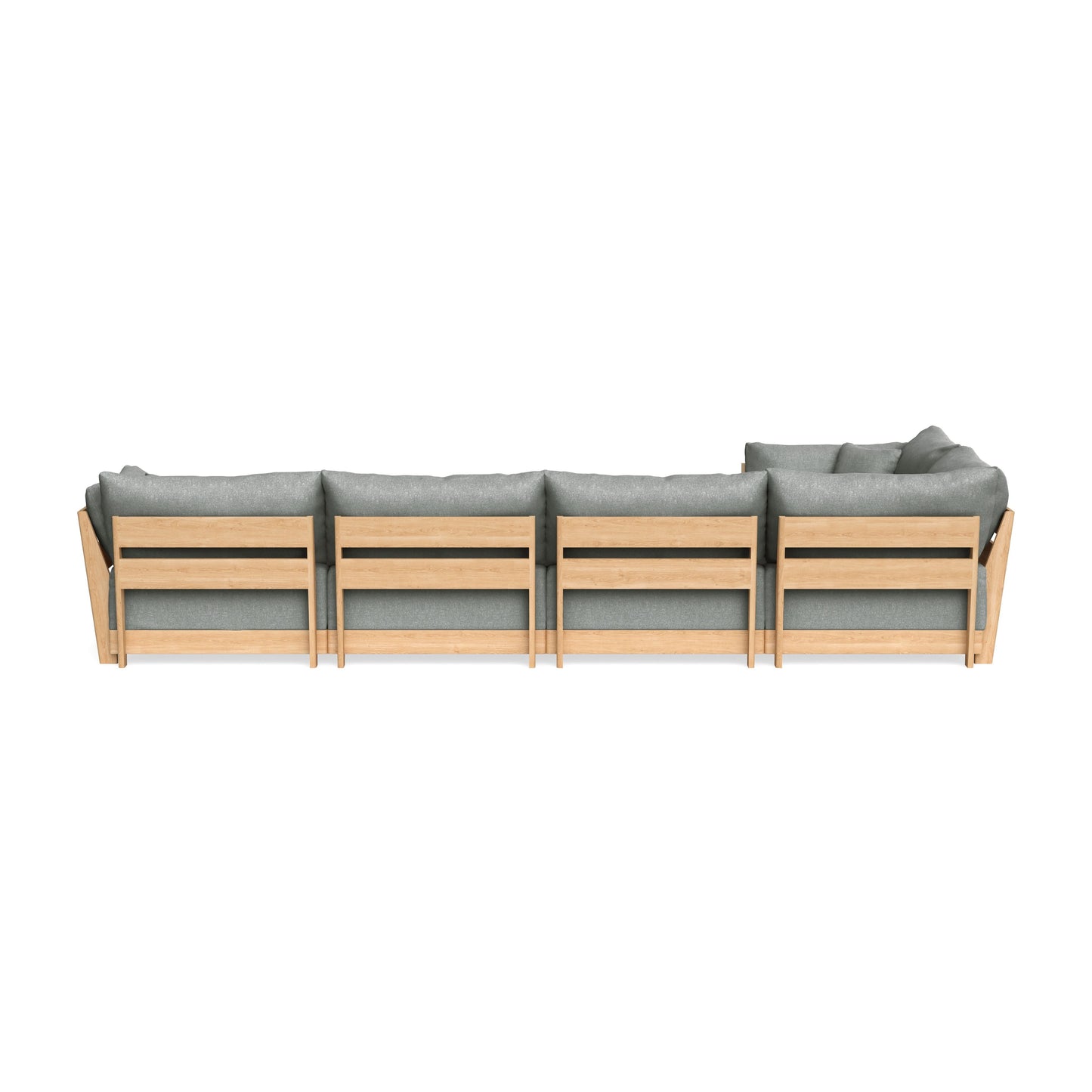Slipcover Only - Modular Bondi 5-Seater L-Sectional in Storm Gray
