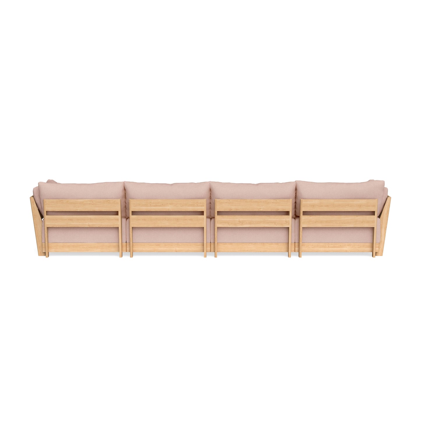 Slipcover Only - Modular Bondi 4-Seater U-Sectional in Rose Quartz