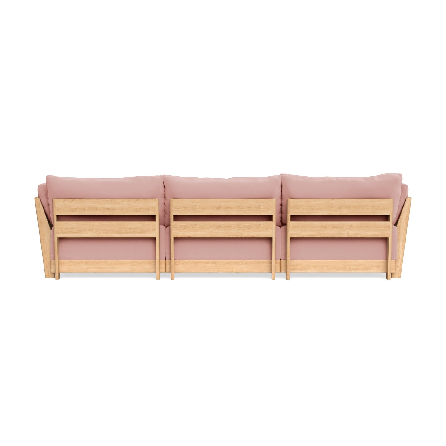 Slipcover Only - Modular Bondi 3-Seater Daybed Sofa Sectional in Powder Pink