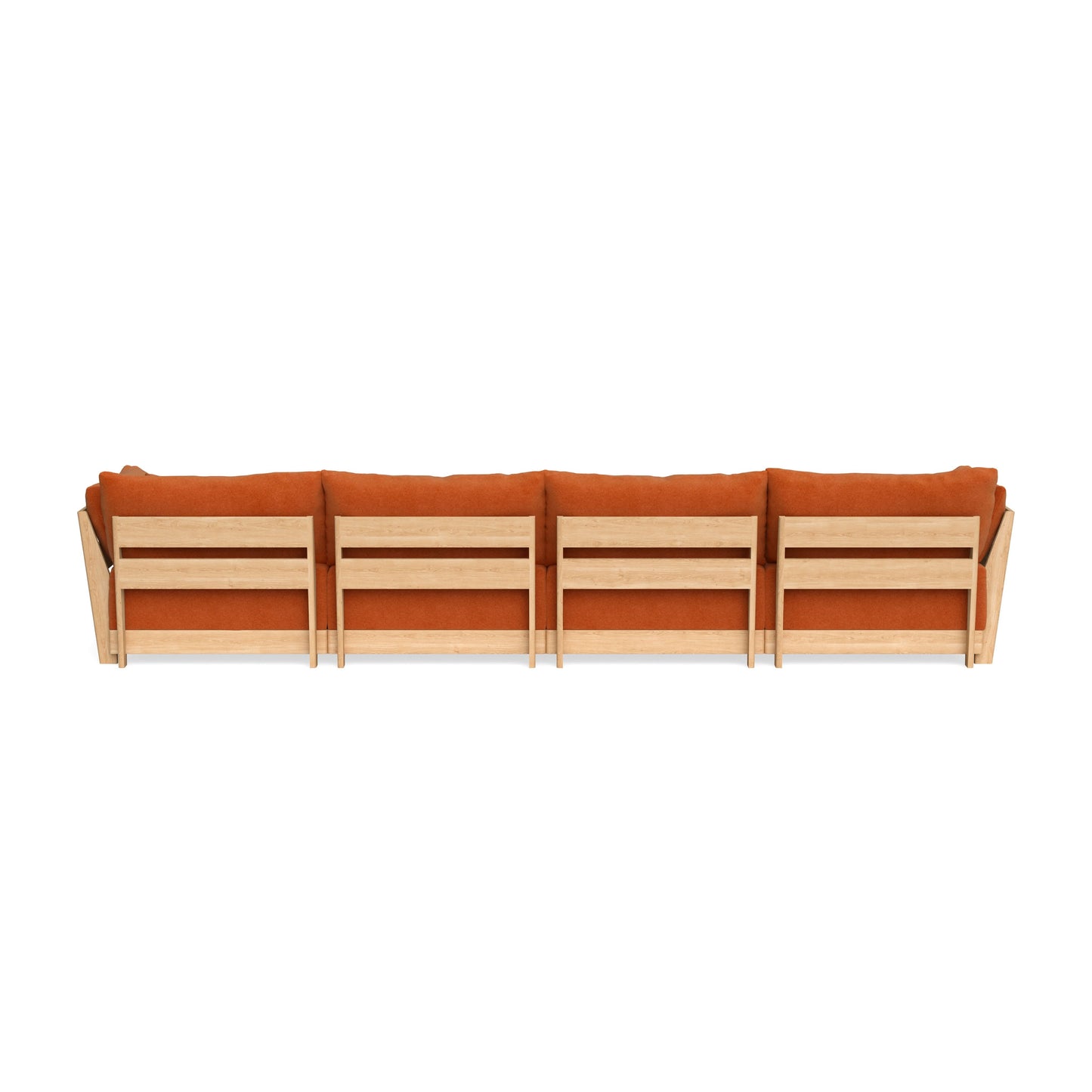Slipcover Only - Modular Bondi 4-Seater Sectional in Terracotta