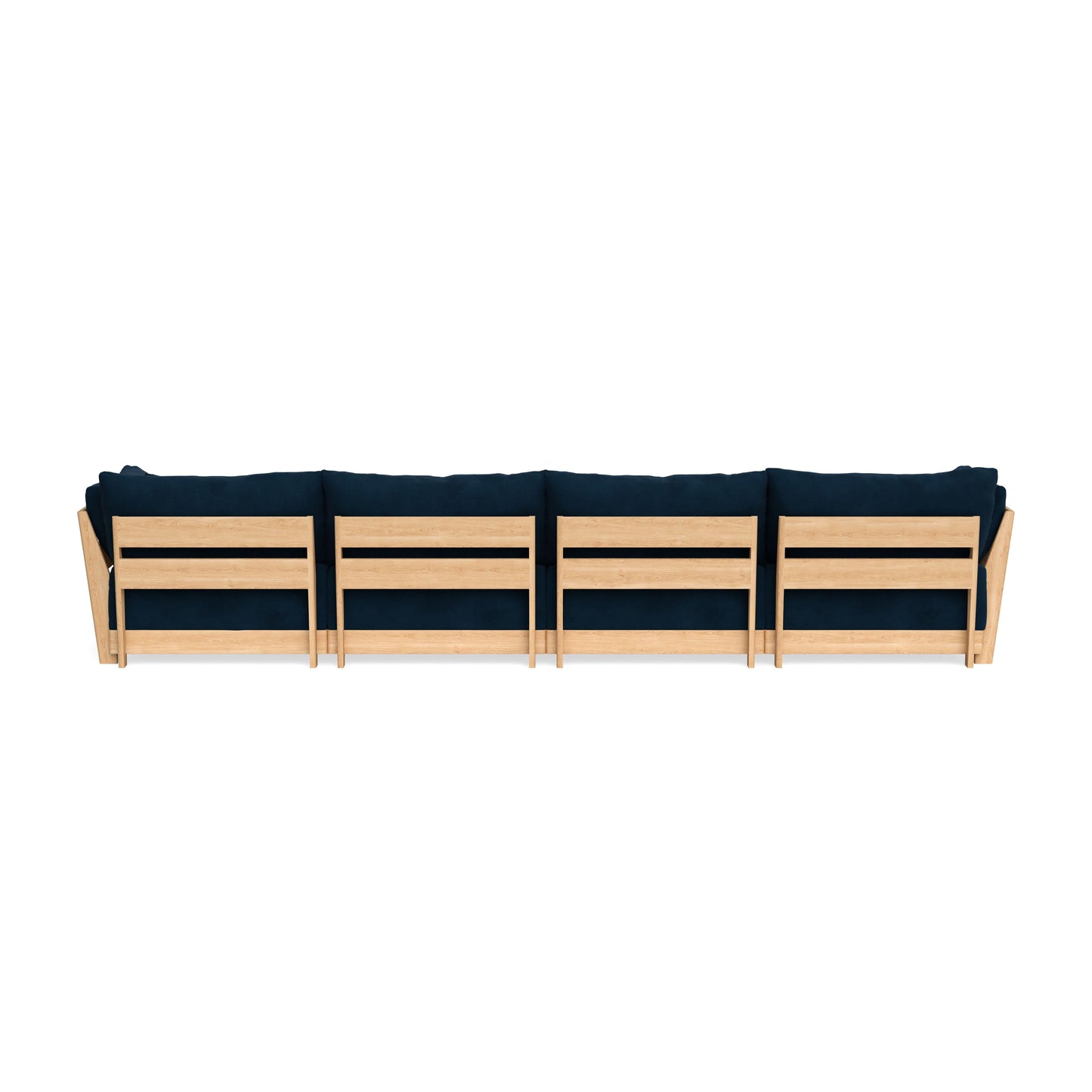 Slipcover Only - Modular Bondi 4-Seater Sectional in Royal Blue