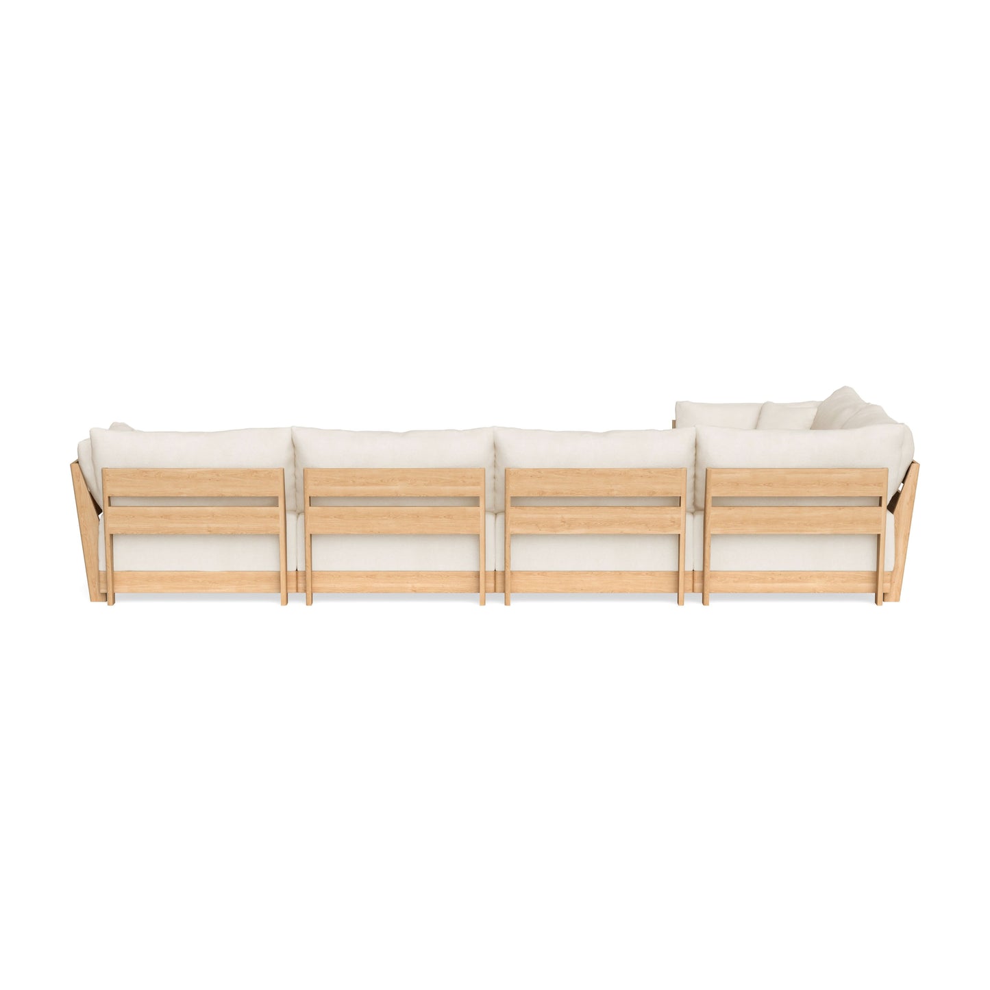 Slipcover Only - Modular Bondi 5-Seater L-Sectional in Powder