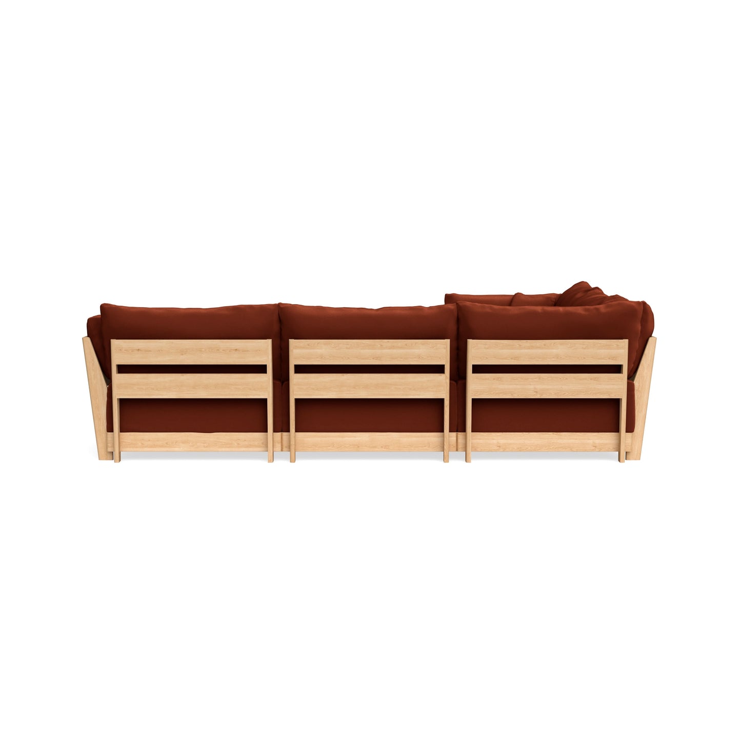 Slipcover Only - Modular Bondi 5-Seater Corner Sectional in Rust