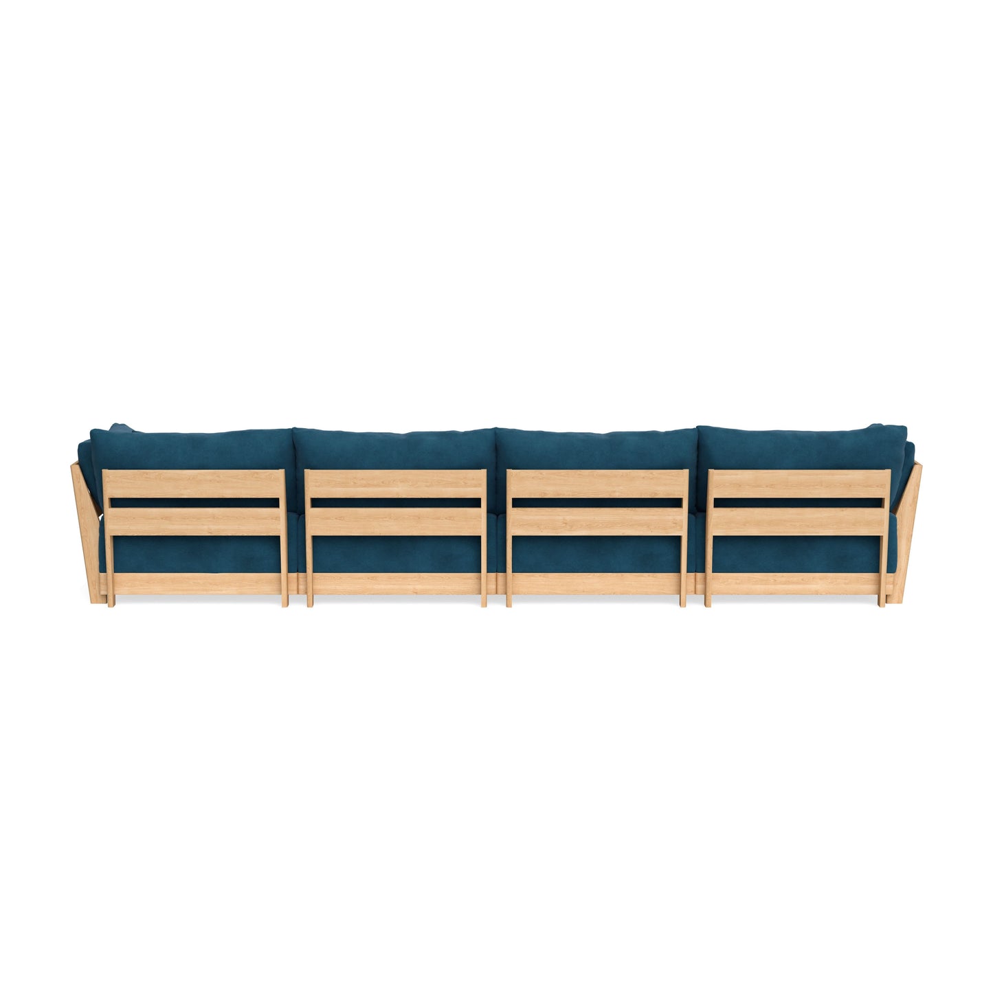 Slipcover Only - Modular Bondi 4-Seater U-Sectional in Commodore Blue