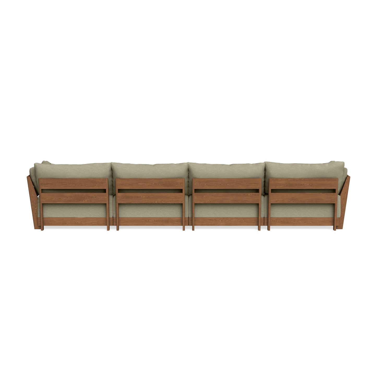 Modular Bondi Espresso 4-Seater U-Sectional in Cappuccino | Classic Blend