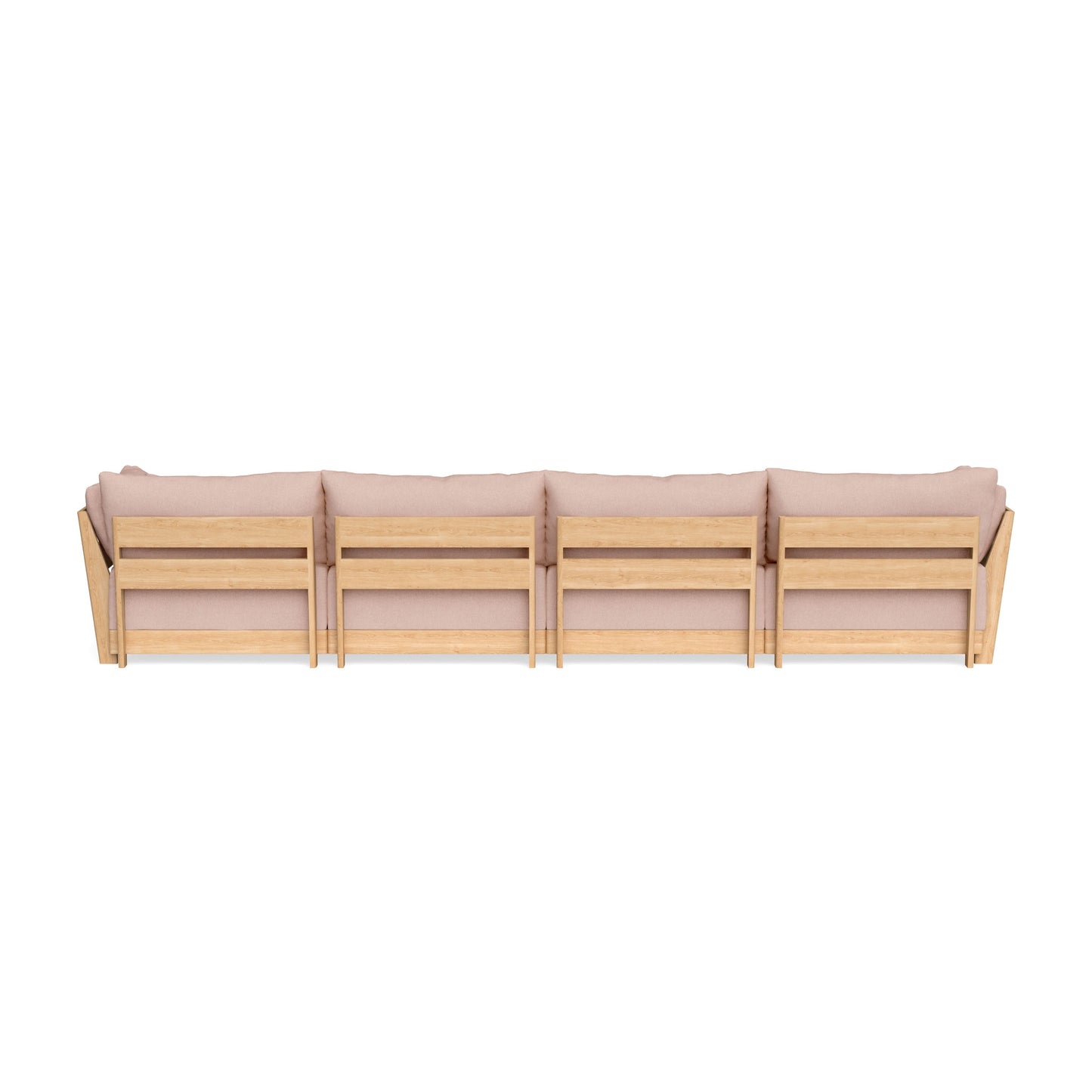 Slipcover Only - Modular Bondi 4-Seater Sectional in Rose Quartz