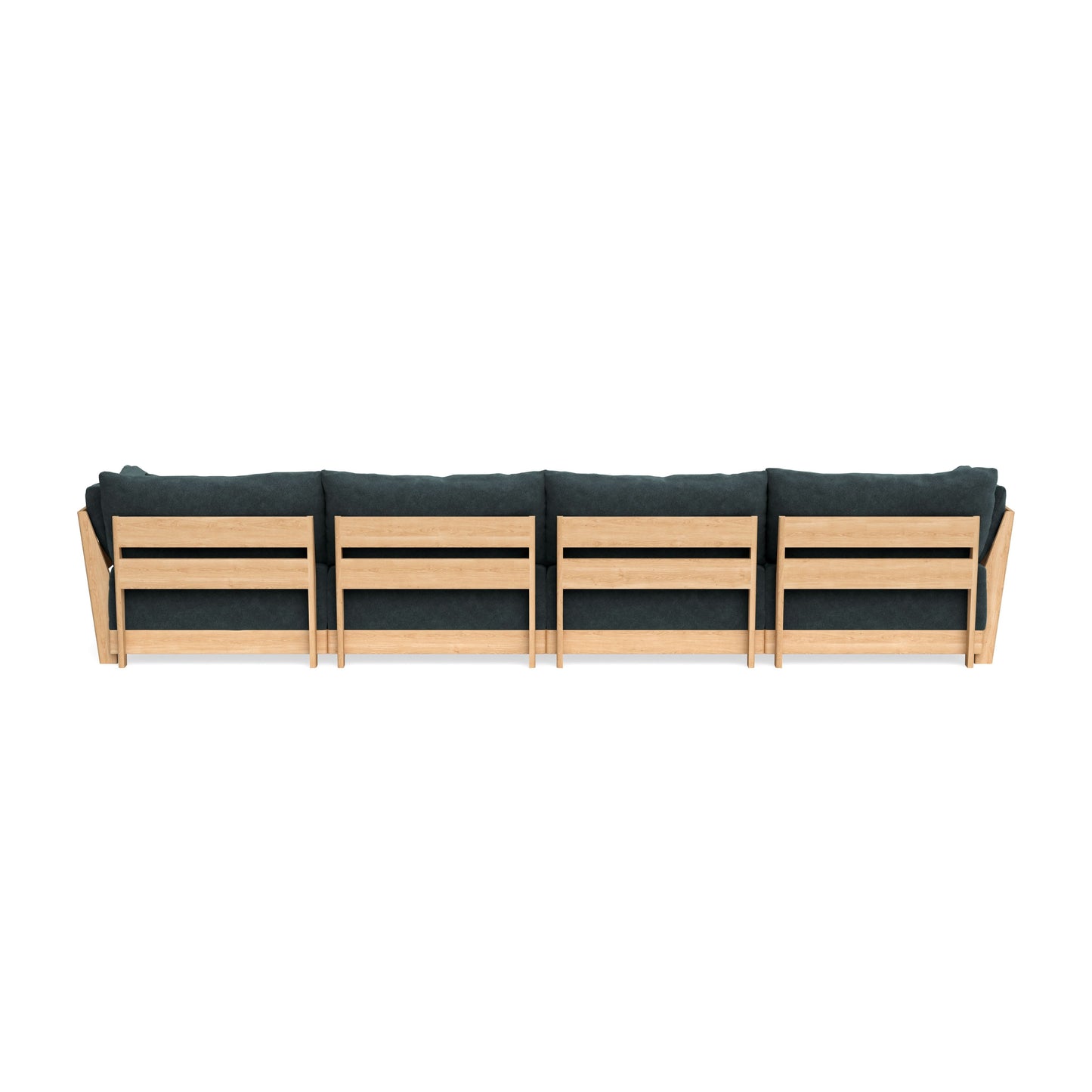 Slipcover Only - Modular Bondi 4-Seater Sectional in Nightfall