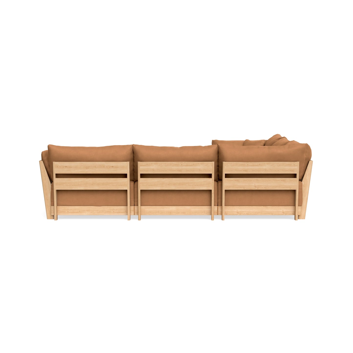 Slipcover Only - Modular Bondi 5-Seater Corner Sectional + Ottoman in Cheddar