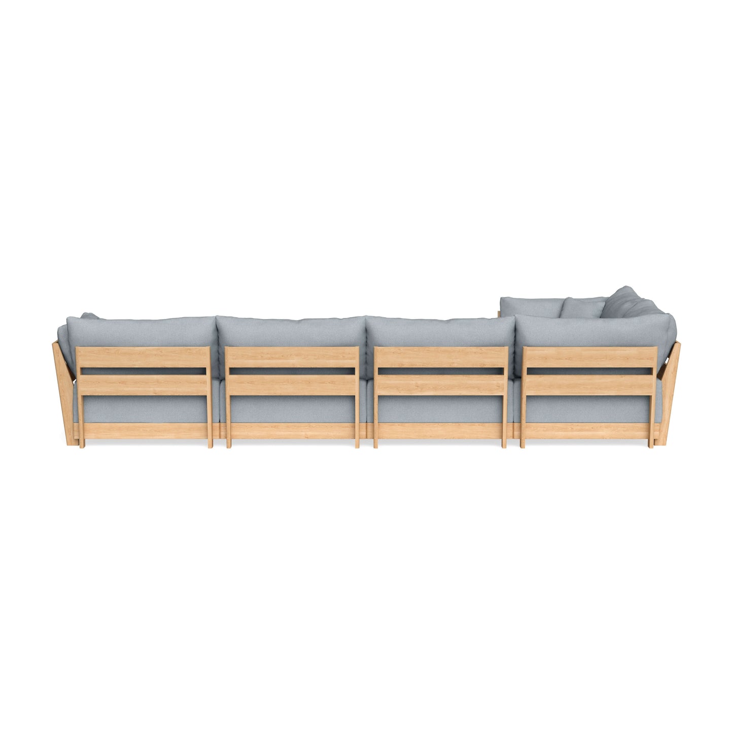 Slipcover Only - Modular Bondi 5-Seater L-Sectional in Ash