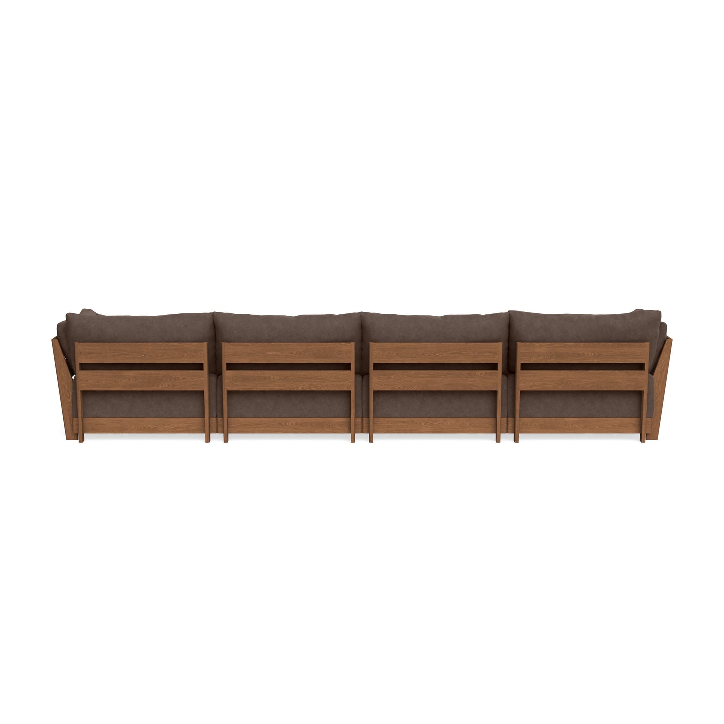 Modular Bondi Espresso 4-Seater Sectional in Chocolate | Classic Blend