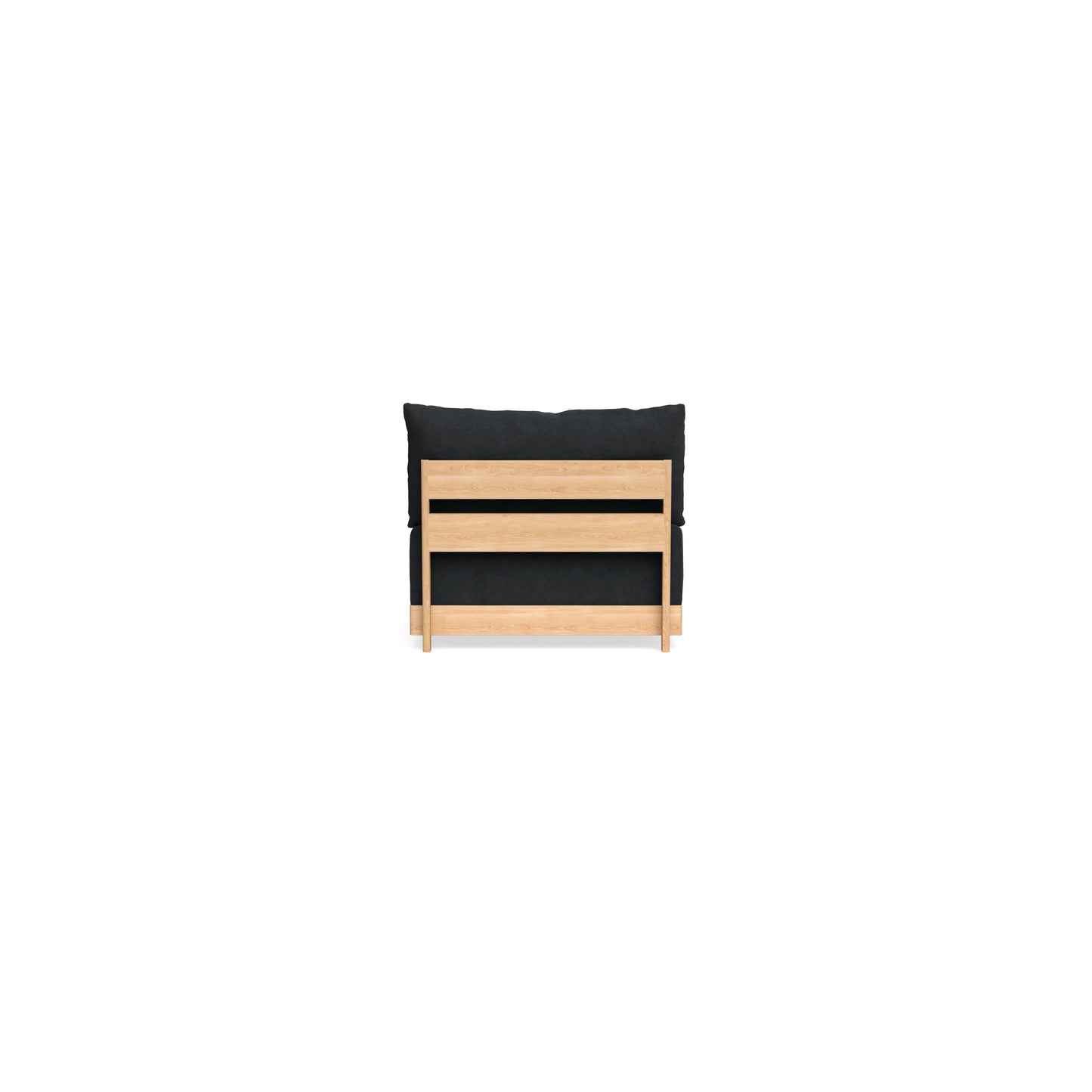 Slipcover Only - Modular Bondi Armless Chair in Coal