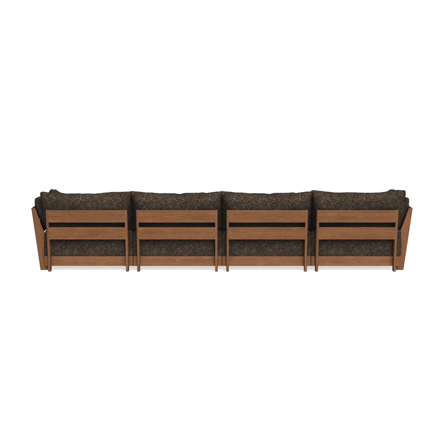 Modular Bondi Espresso 4-Seater U-Sectional in Phantom | Classic Blend