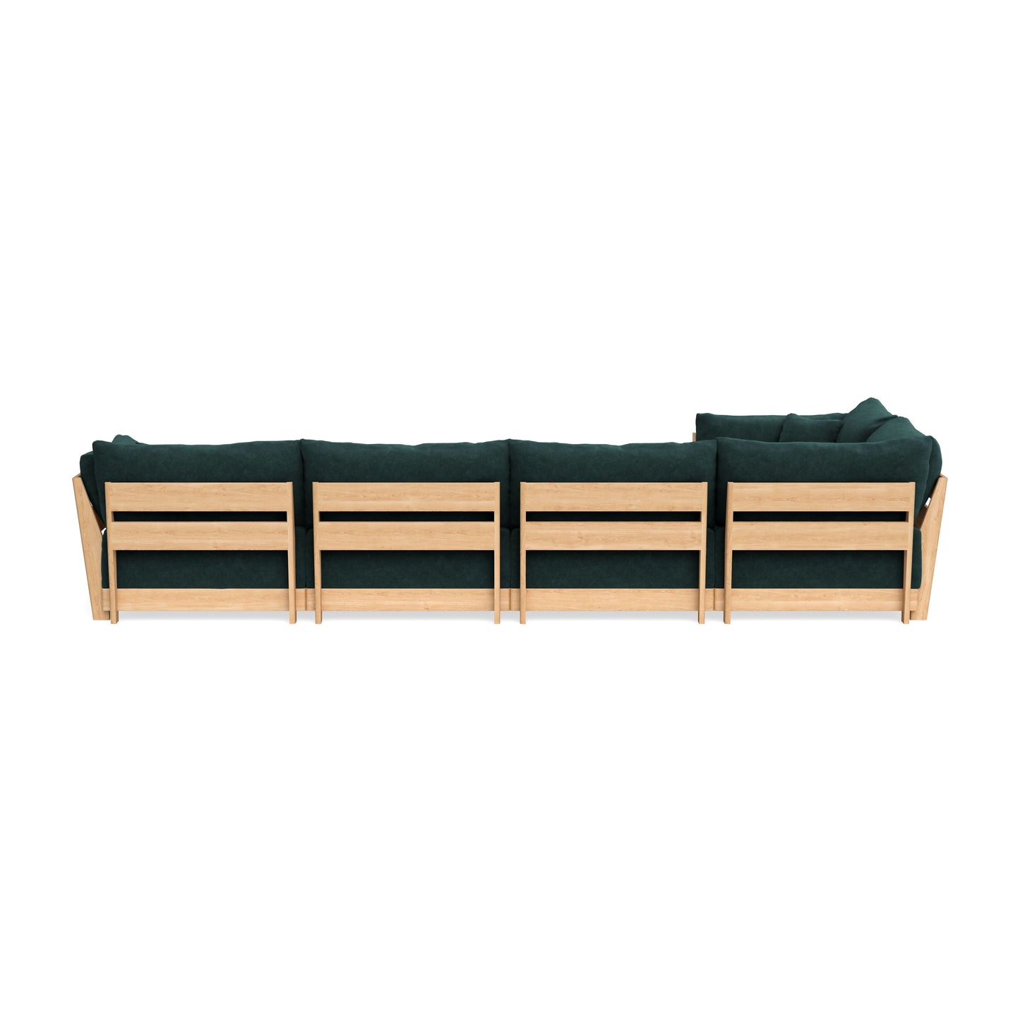 Slipcover Only - Modular Bondi 5-Seater L-Sectional in Harbor Blue