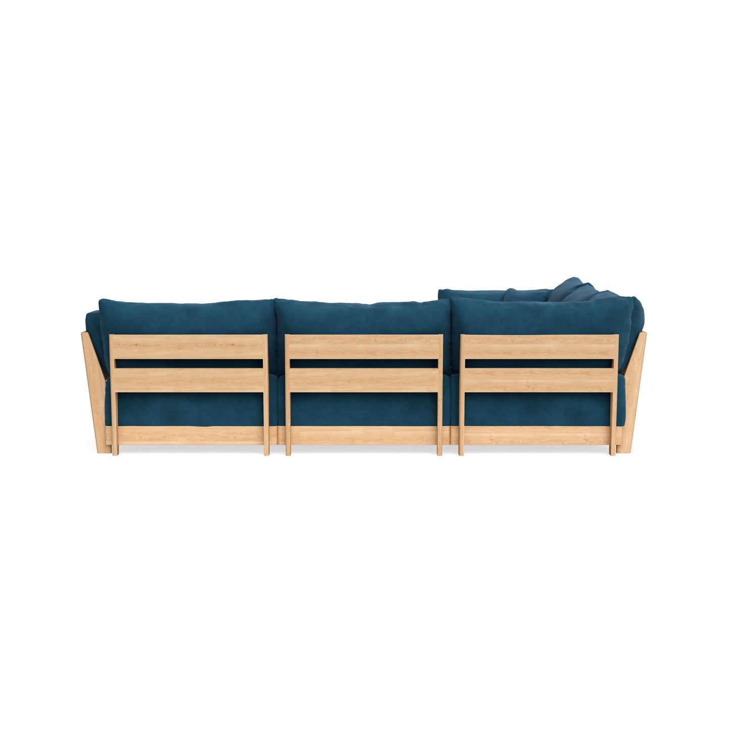 Slipcover Only - Modular Bondi 5-Seater Corner Sectional in Commodore Blue