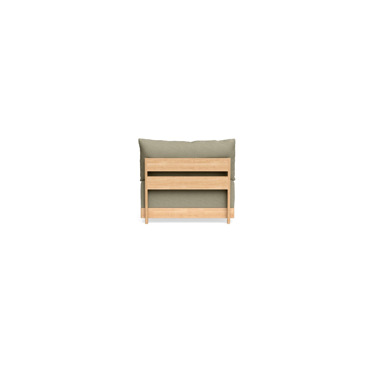 Modular Bondi Latte Armless Chair in Cappuccino | Classic Blend