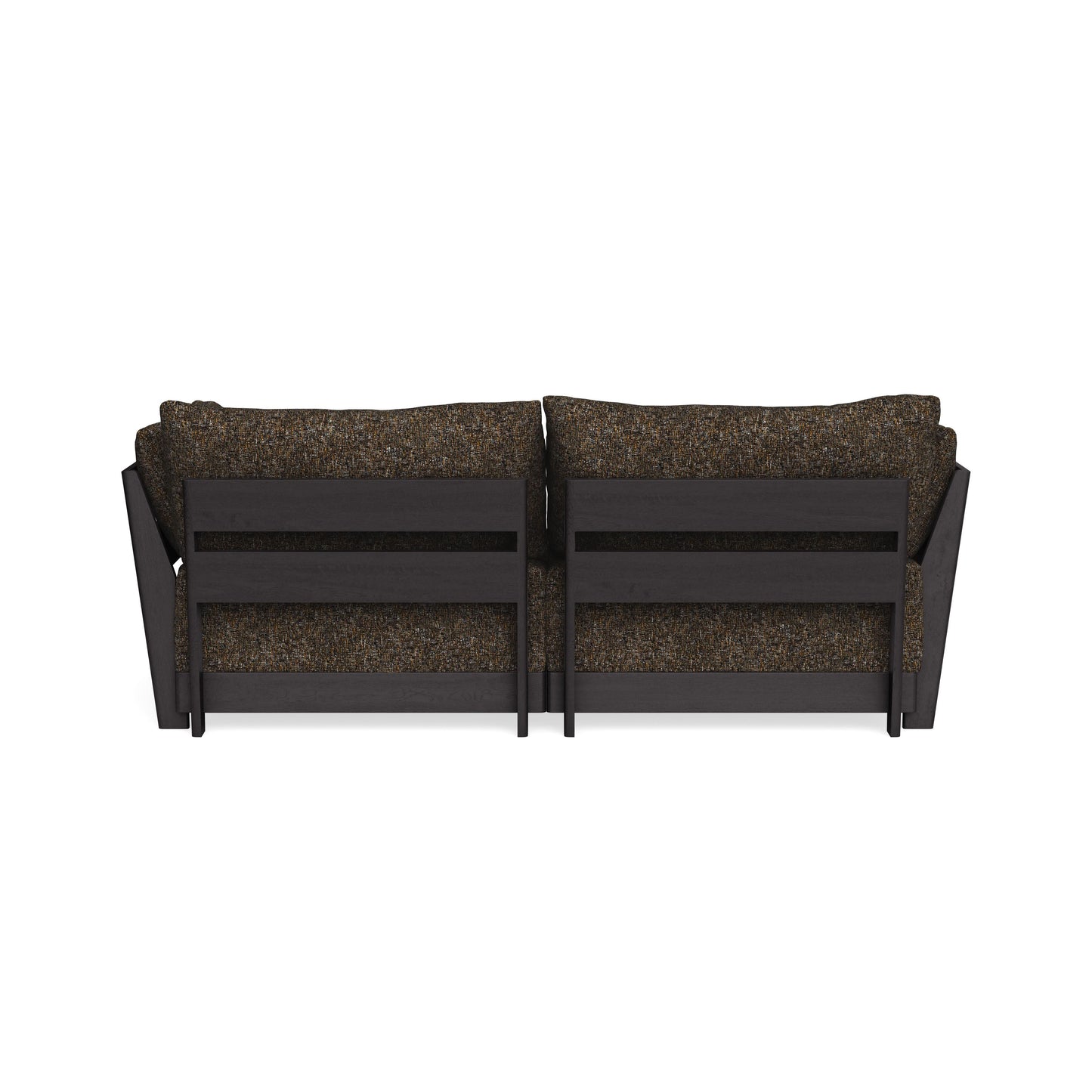 Modular Bondi Black 2-Seater Sofa in Phantom | Memory Foam Blend