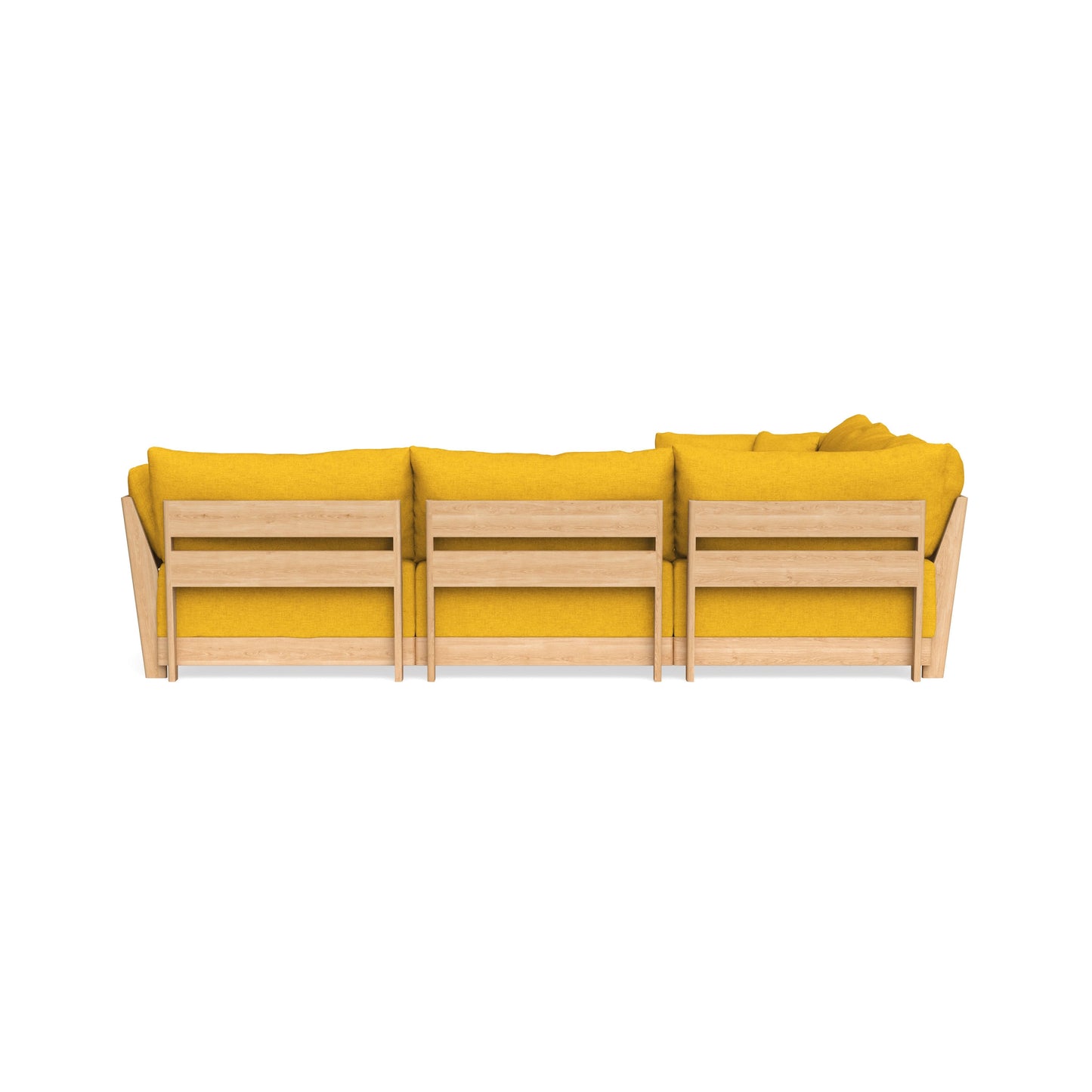 Slipcover Only - Modular Bondi 5-Seater Corner Sectional + Ottoman in Sunflower