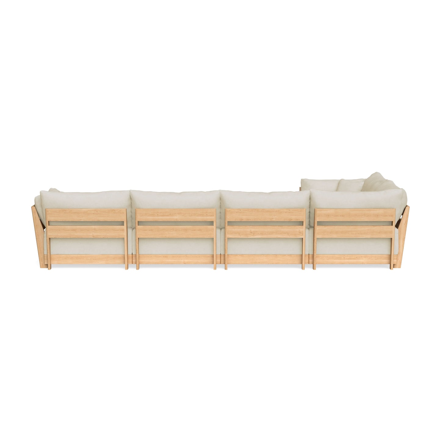 Slipcover Only - Modular Bondi 5-Seater L-Sectional in Mascarpone