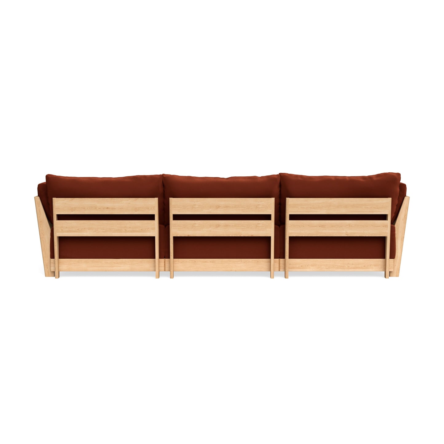 Slipcover Only - Modular Bondi 3-Seater U-Sectional in Rust