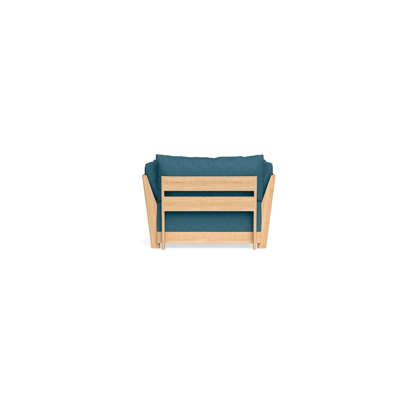 Slipcover Only - Modular Bondi Armchair + Ottoman in Aegean Blue