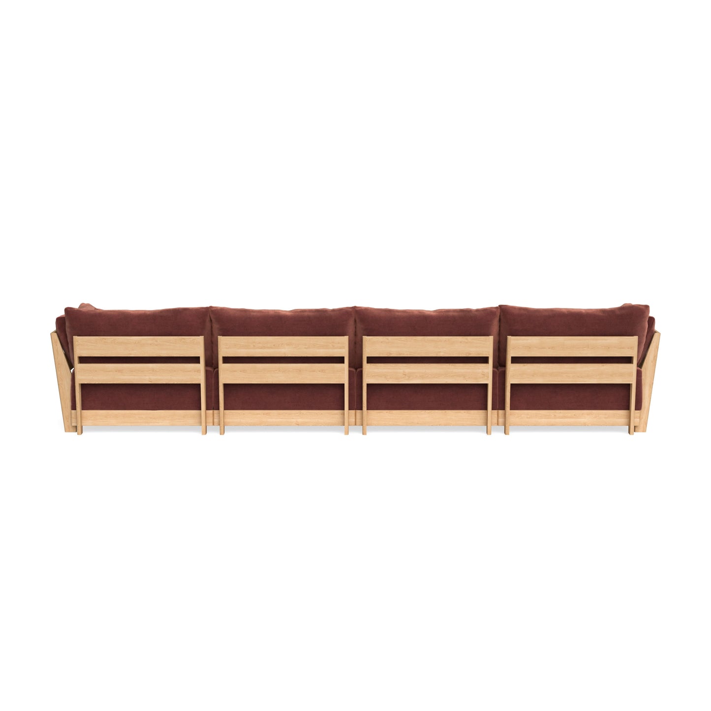 Slipcover Only - Modular Bondi 4-Seater U-Sectional in Spice