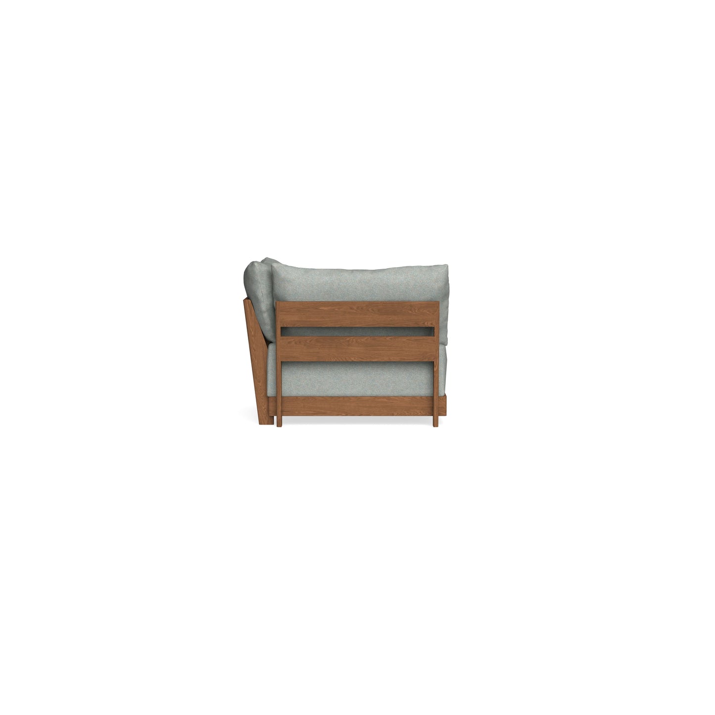 Modular Bondi Espresso Corner Chair in Spa | Memory Foam Blend