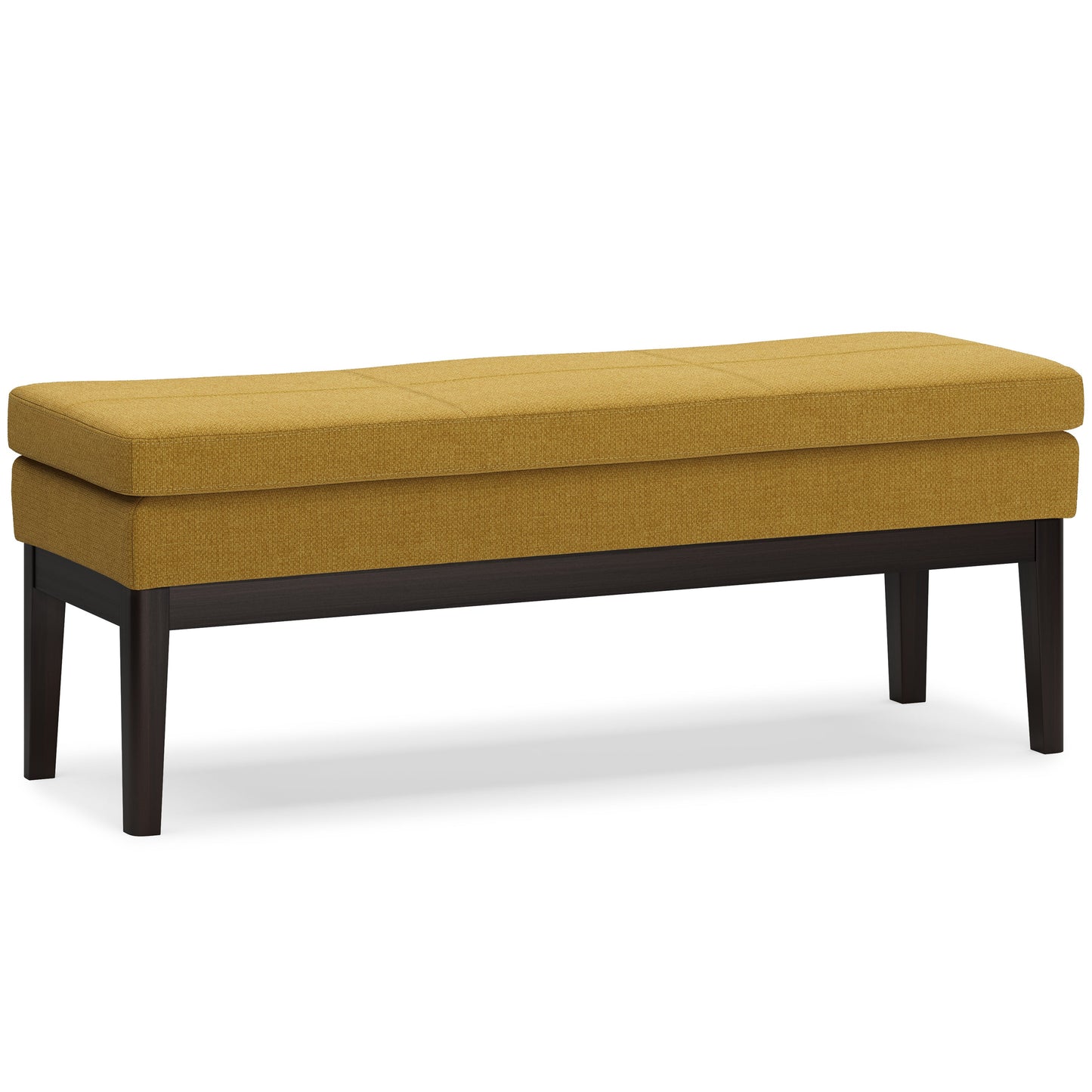 Nocturne 45.28" Ottoman Bench with Stitching Detail