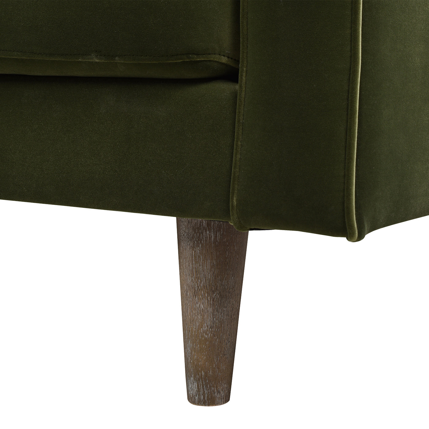 Upholstered Sofa with 2 Removable Cushions