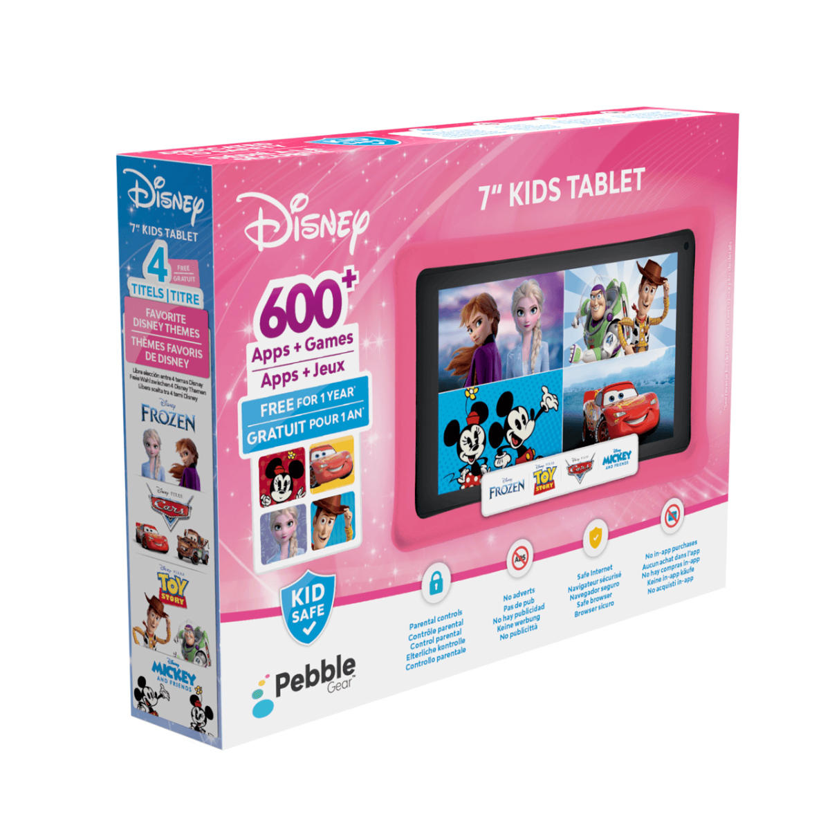 Pebble Gear 7"Disney Multi Property (Pink)