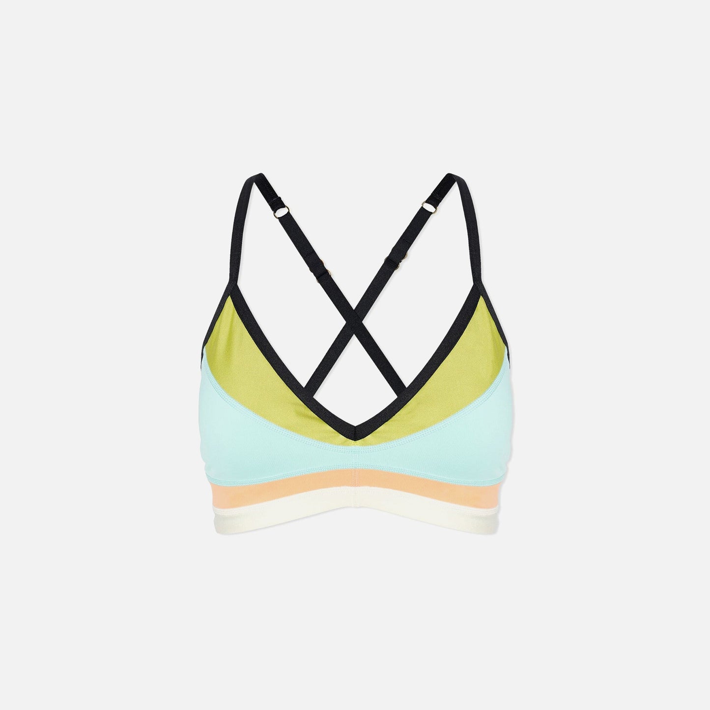 P.E Nation Overland Sports Bra - Aqua