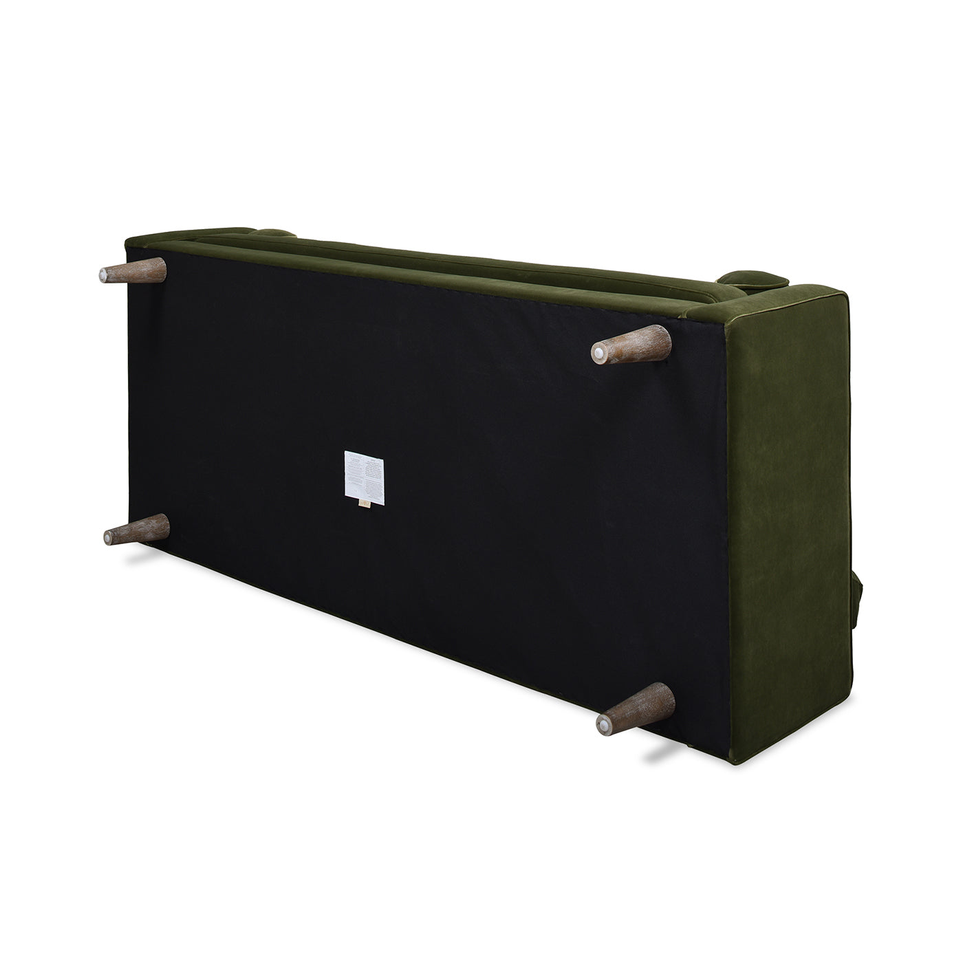 Upholstered Sofa with 2 Removable Cushions