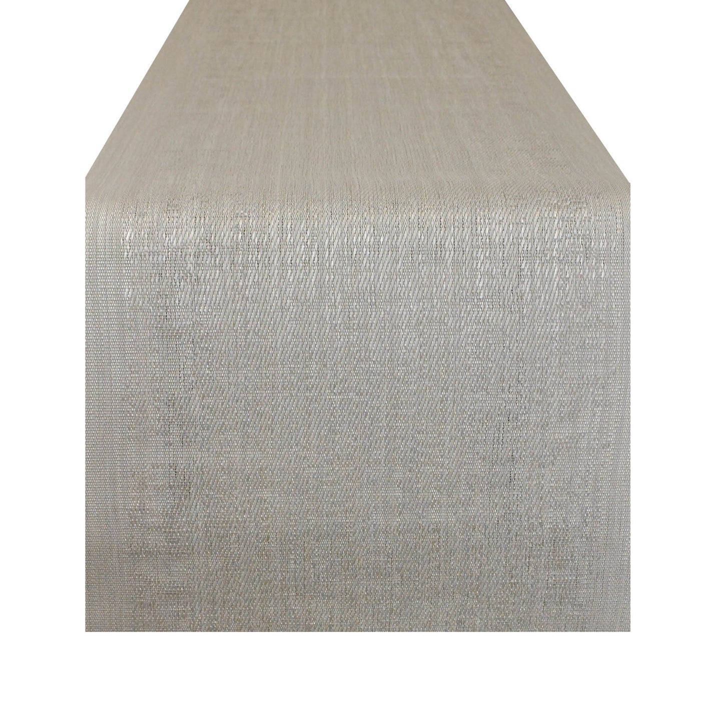 Space-Dyed Gray Pvc Table Runner 13X72